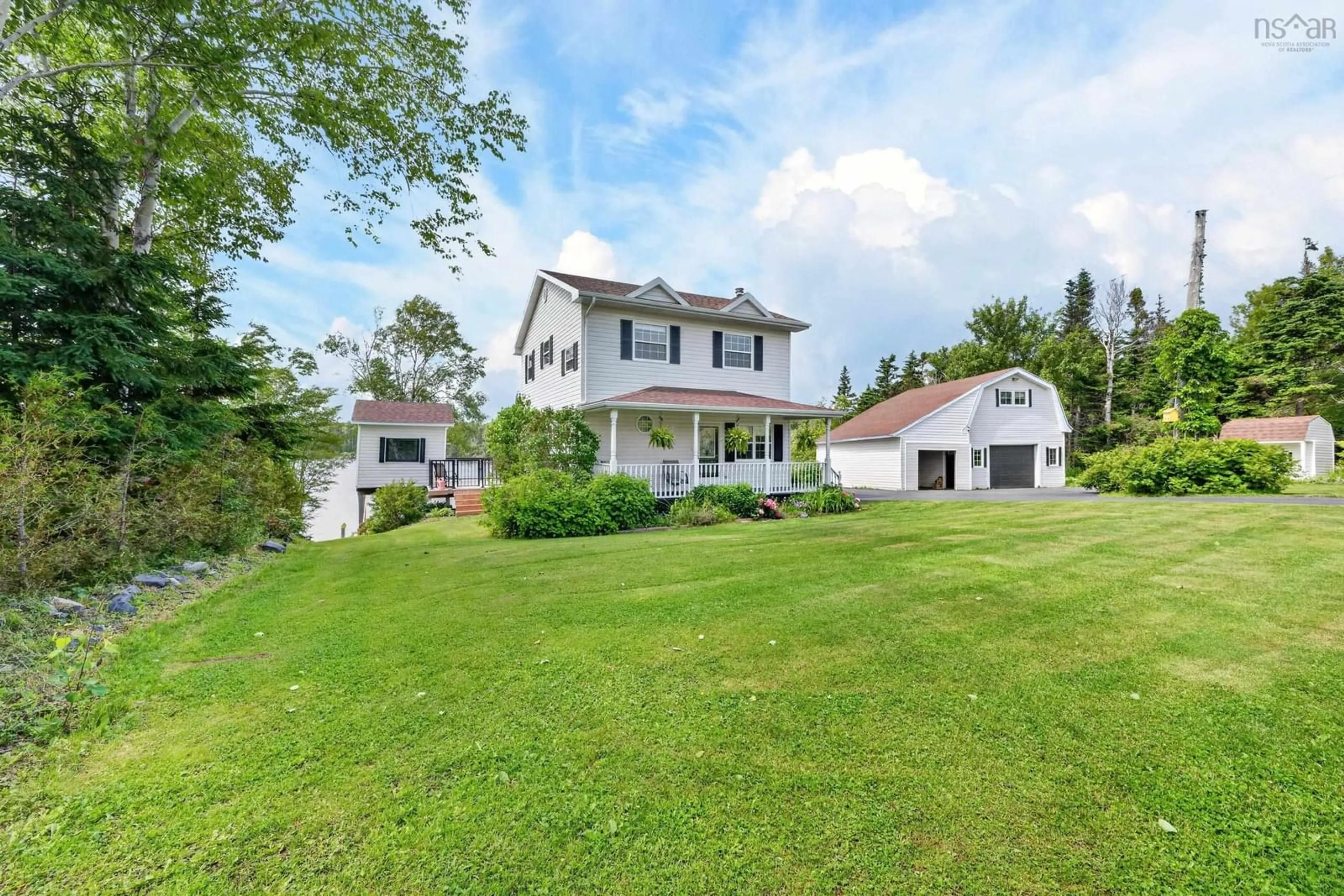 A pic from outside/outdoor area/front of a property/back of a property/a pic from drone, unknown for 425 Brickyard Road Rd, Albert Bridge Nova Scotia B1K 2R9