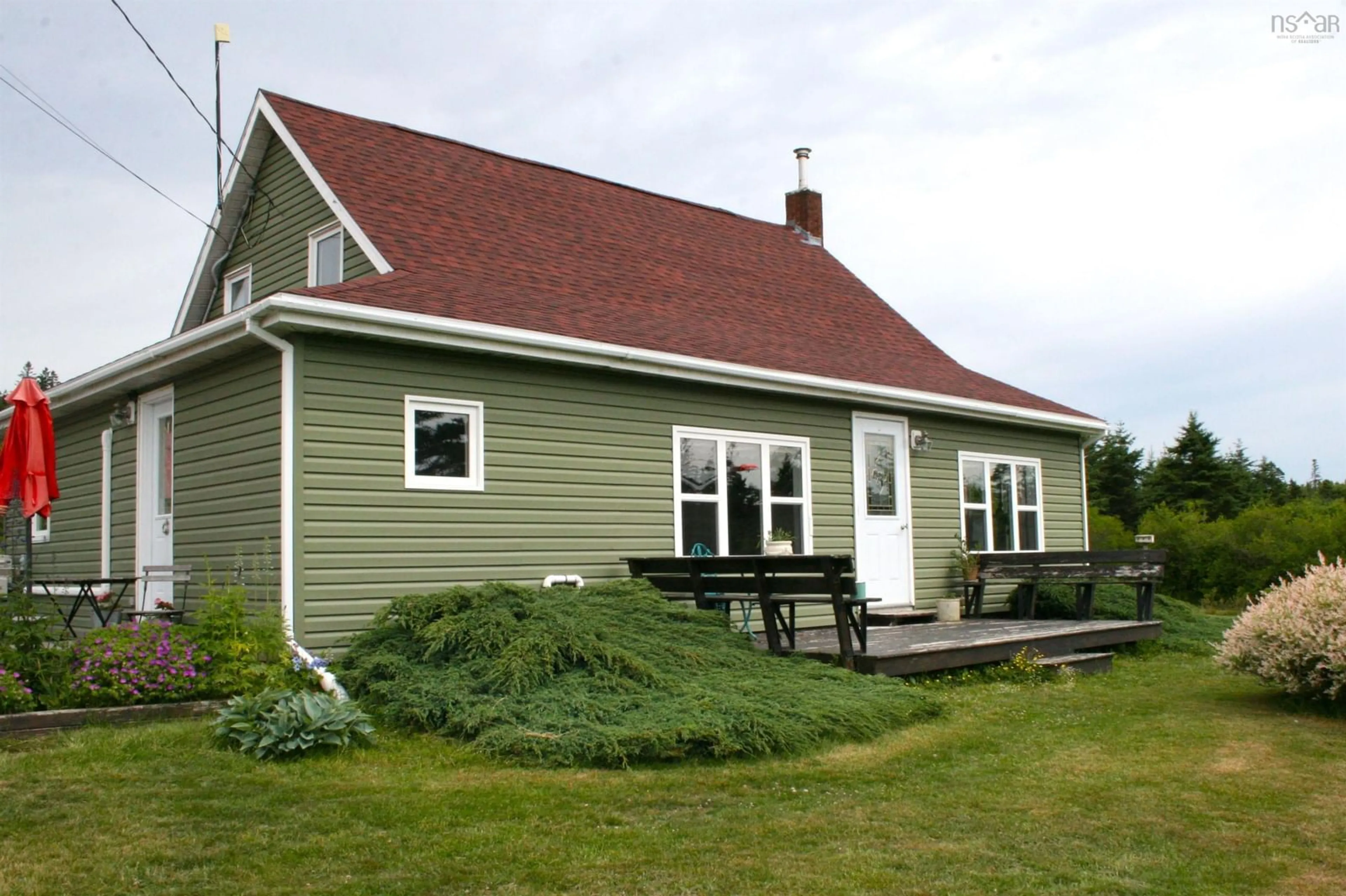 Home with vinyl exterior material, building for 3939 Highway 217, East Ferry Nova Scotia B0V 1E0