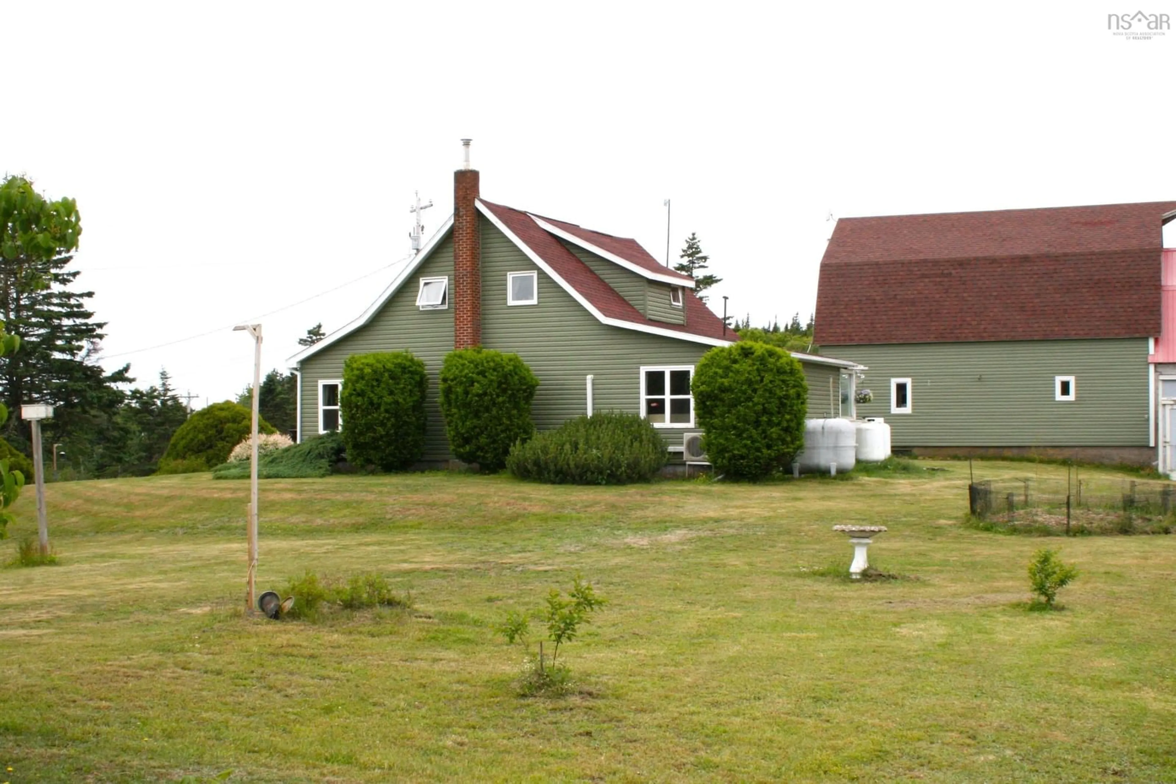 A pic from outside/outdoor area/front of a property/back of a property/a pic from drone, building for 3939 Highway 217, East Ferry Nova Scotia B0V 1E0