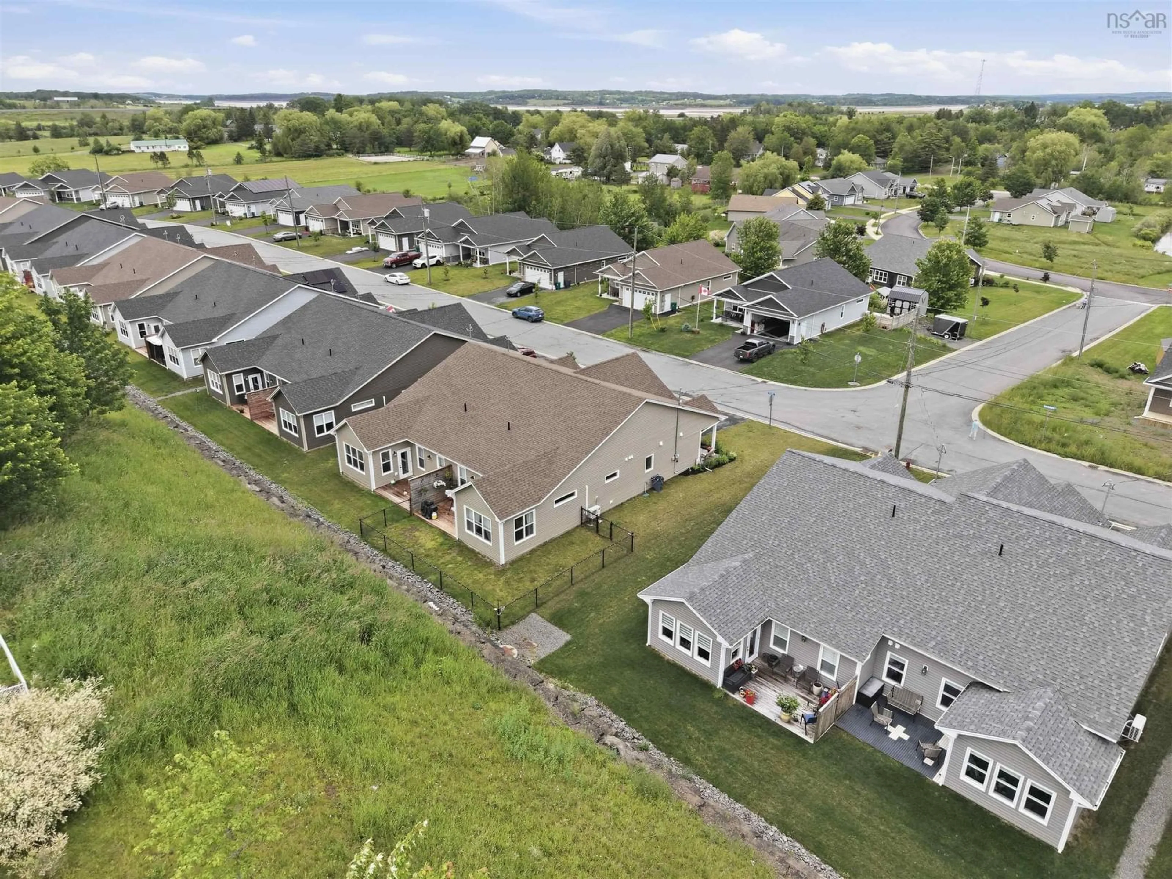 A pic from outside/outdoor area/front of a property/back of a property/a pic from drone, street for 1 Thistle Street, Falmouth Nova Scotia B0P 1L0