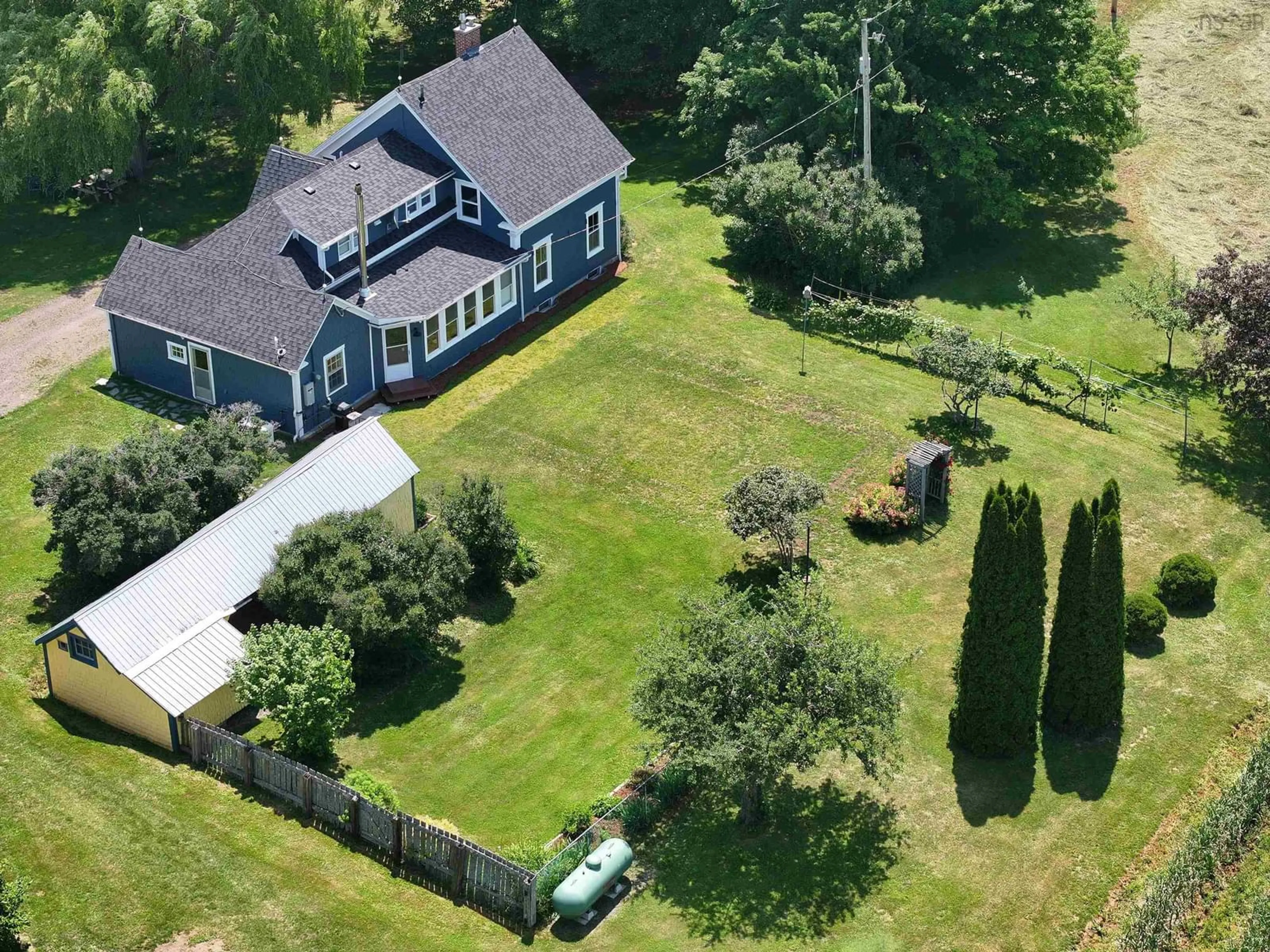 A pic from outside/outdoor area/front of a property/back of a property/a pic from drone, unknown for 2939 221 Hwy, Weston Nova Scotia B0P 1C0