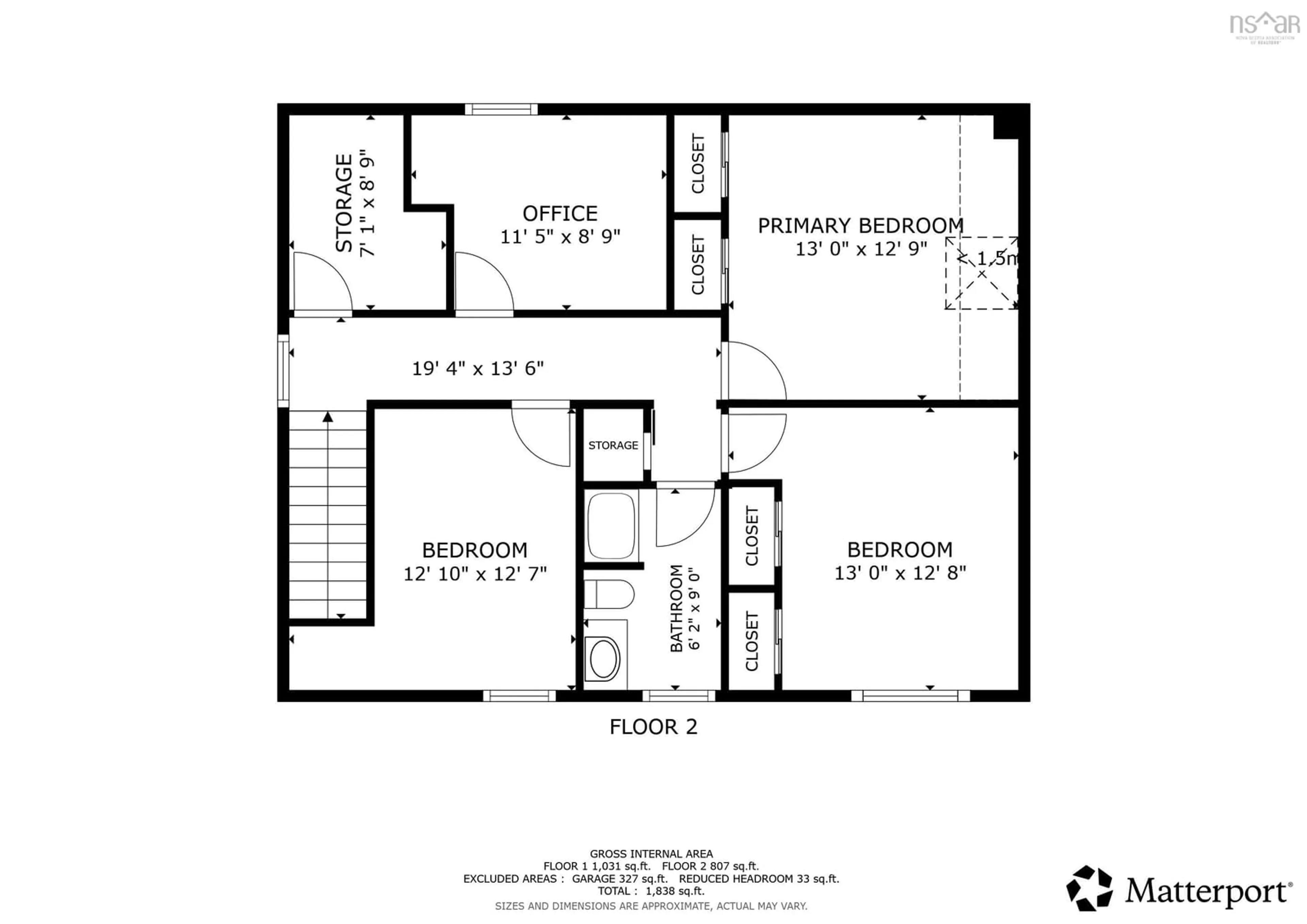 Floor plan for 242 Rolling Hills Dr, Waverley Nova Scotia B2R 1B5