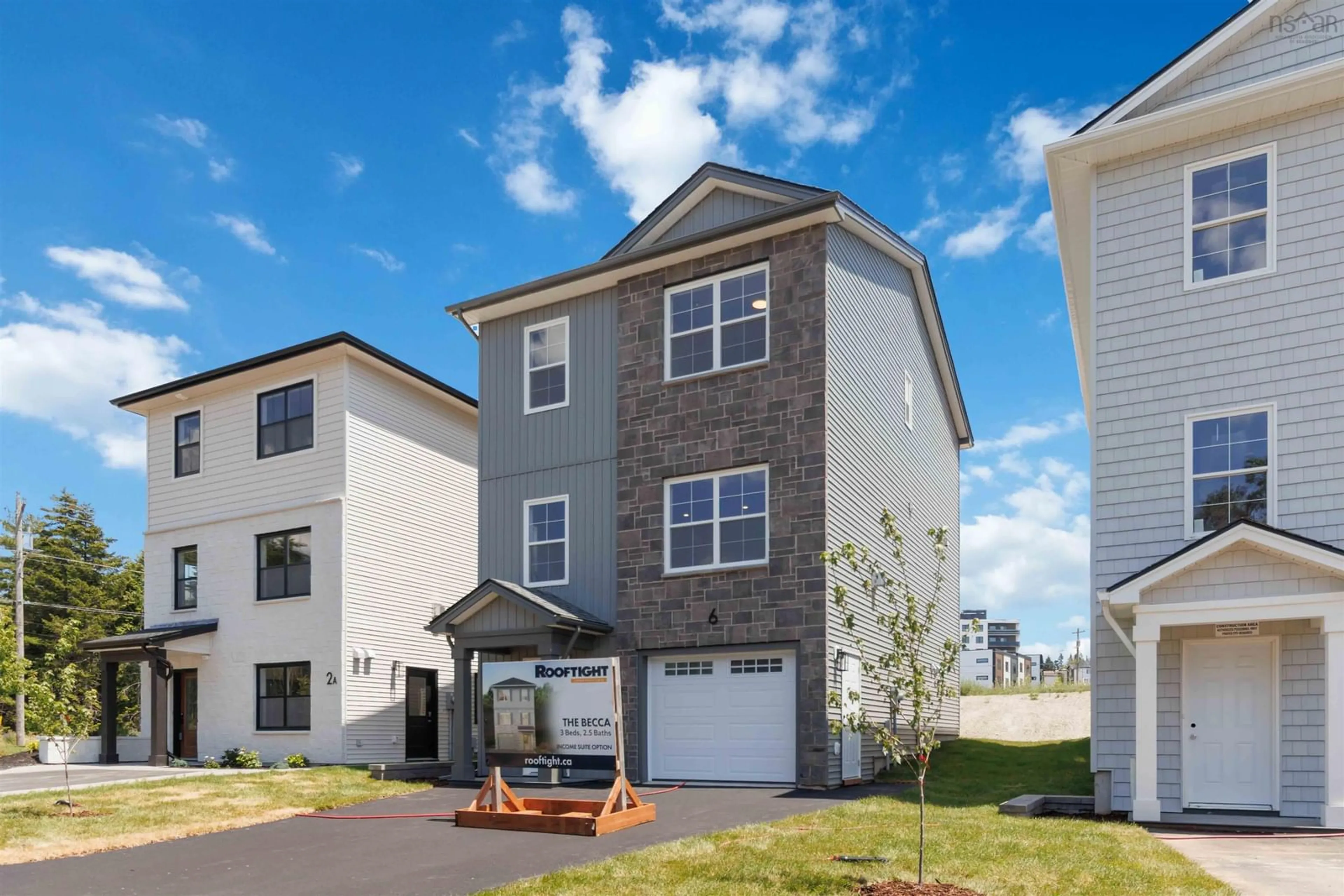 Home with vinyl exterior material, street for 6 Pearlgarden Close #PC-2, Dartmouth Nova Scotia B2X 0C2