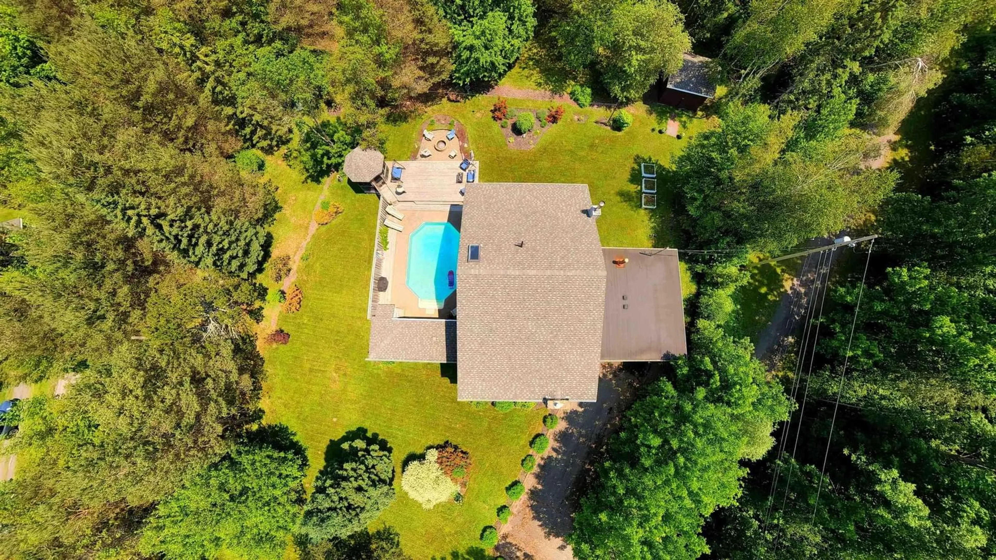 A pic from outside/outdoor area/front of a property/back of a property/a pic from drone, water/lake/river/ocean view for 21 Munroes Lane, Plymouth Nova Scotia B2H 5C6