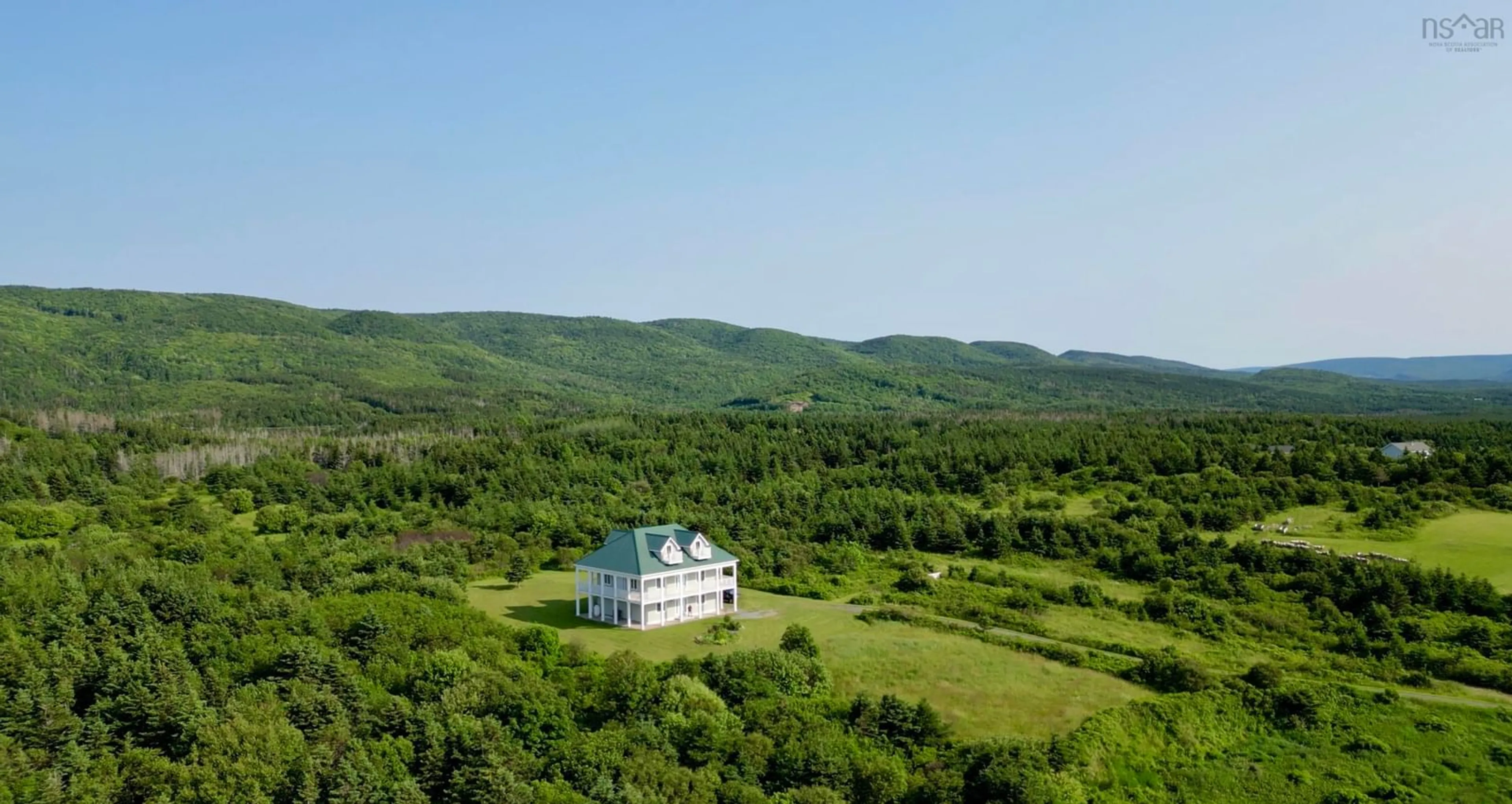 A pic from outside/outdoor area/front of a property/back of a property/a pic from drone, mountain view for 81 Chemin Doucet-Aucoin   Lot 3 Rd, Cap Le Moine Nova Scotia B0E 3A0