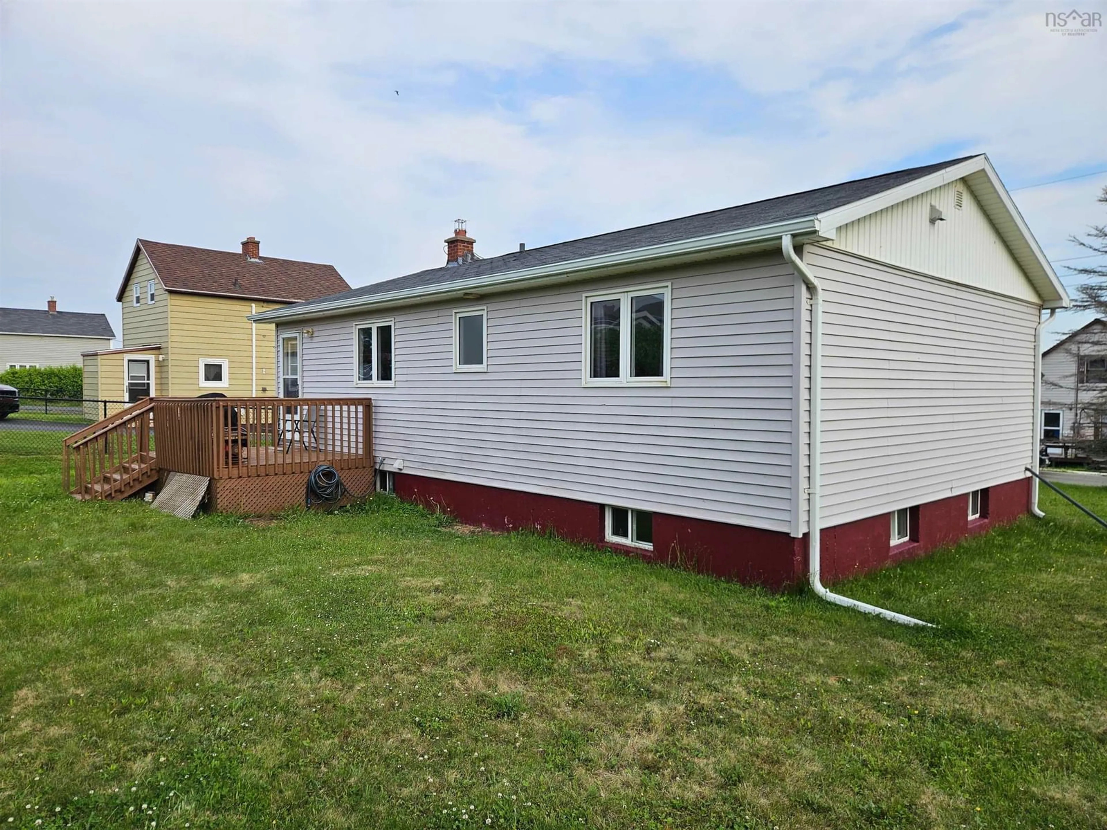 Home with vinyl exterior material, street for 41 Hay St, Glace Bay Nova Scotia B1A 5L6