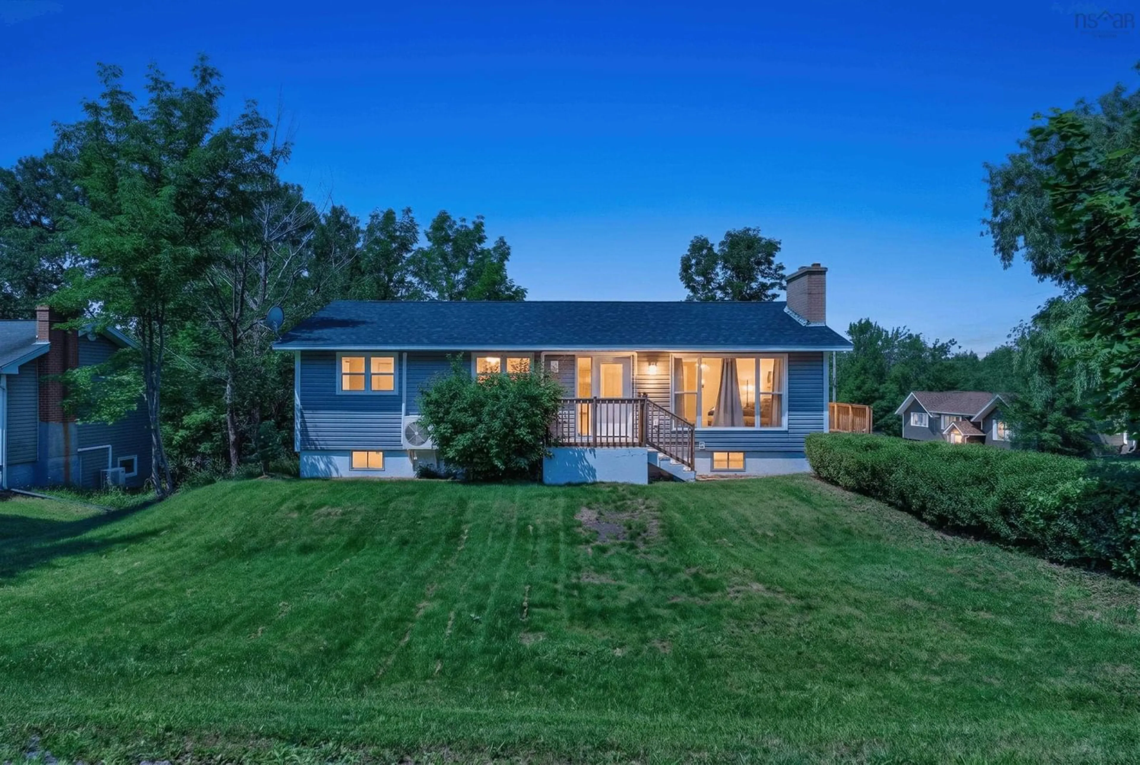 A pic from outside/outdoor area/front of a property/back of a property/a pic from drone, mountain view for 18 Bakery Lane, Enfield Nova Scotia B2T 1A7