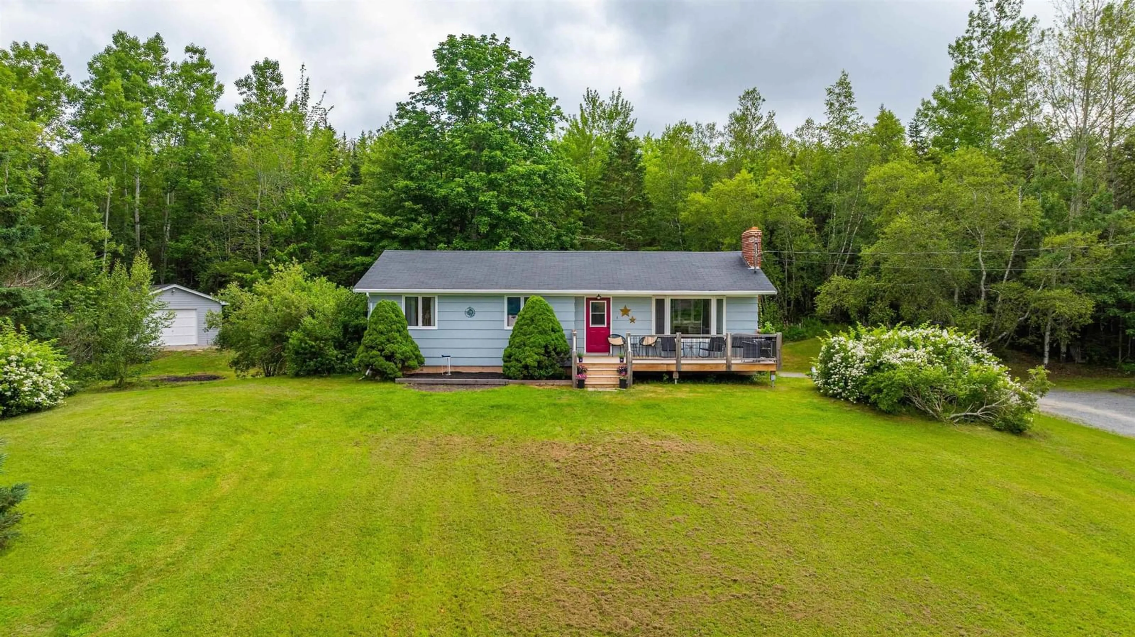 A pic from outside/outdoor area/front of a property/back of a property/a pic from drone, unknown for 2636 215 Hwy, Upper Burlington Nova Scotia B0N 2A0