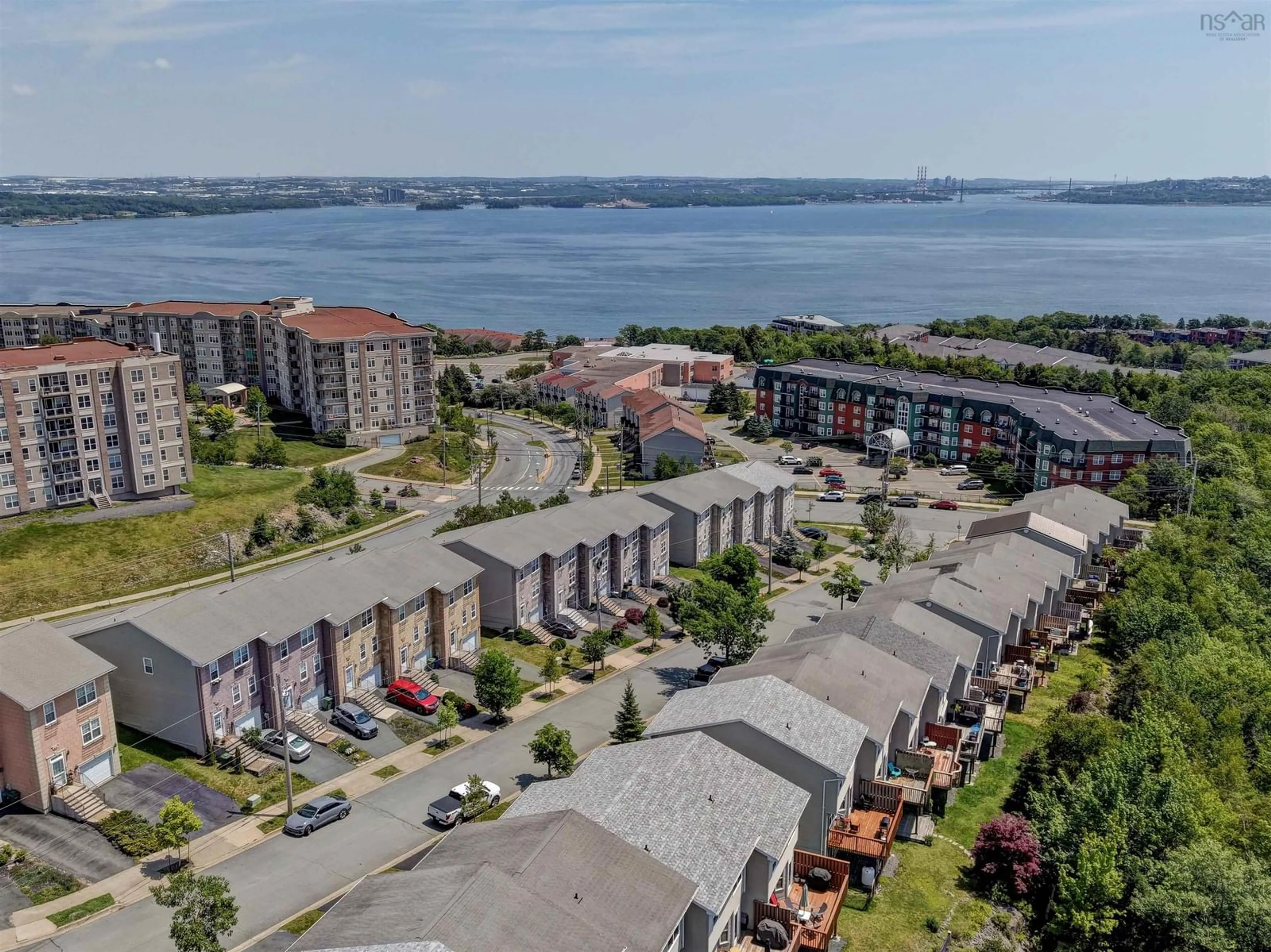 A pic from outside/outdoor area/front of a property/back of a property/a pic from drone, water/lake/river/ocean view for 29 Brigadier Crt, Halifax Nova Scotia B3M 4Y4