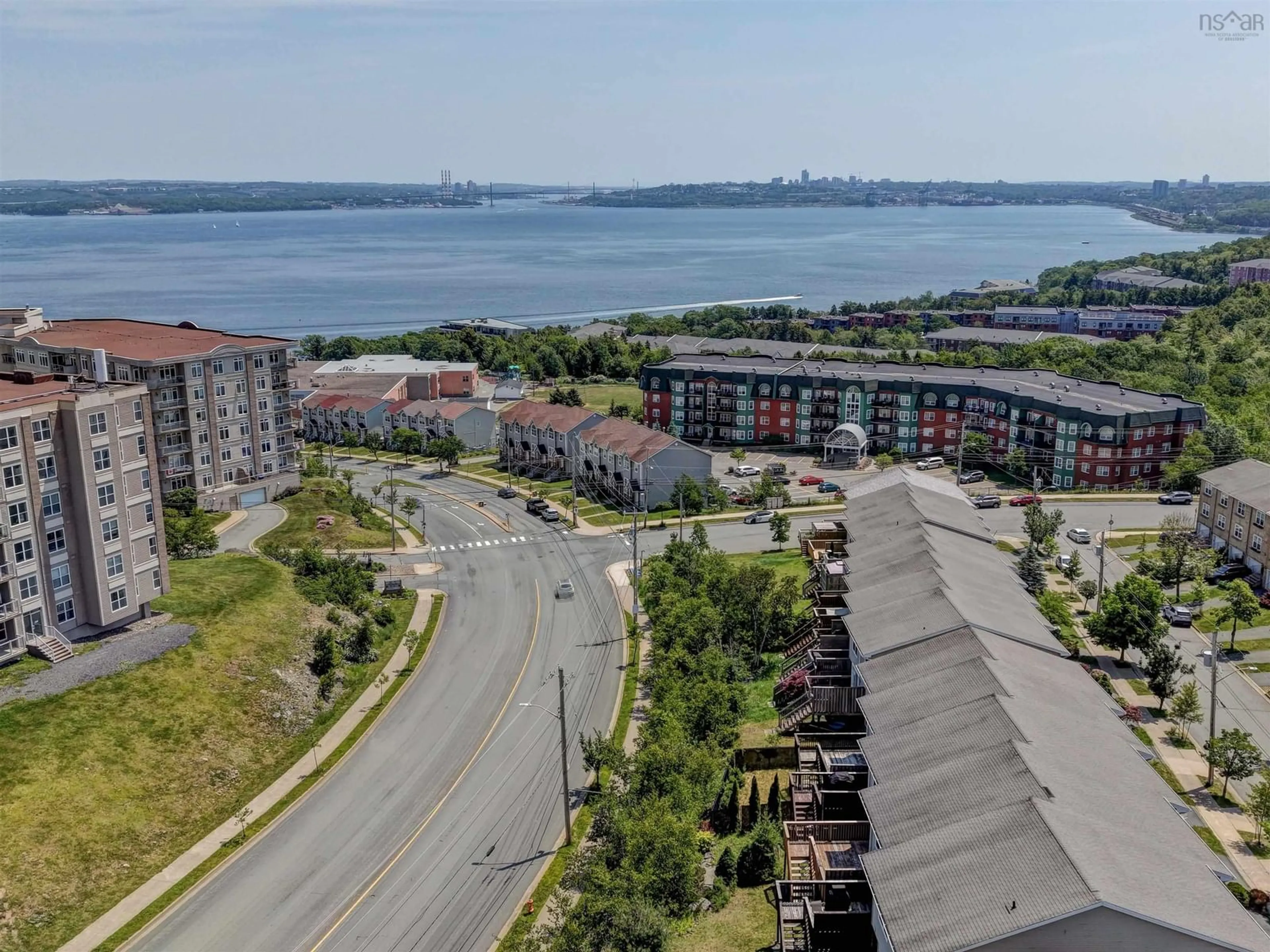 A pic from outside/outdoor area/front of a property/back of a property/a pic from drone, water/lake/river/ocean view for 29 Brigadier Crt, Halifax Nova Scotia B3M 4Y4