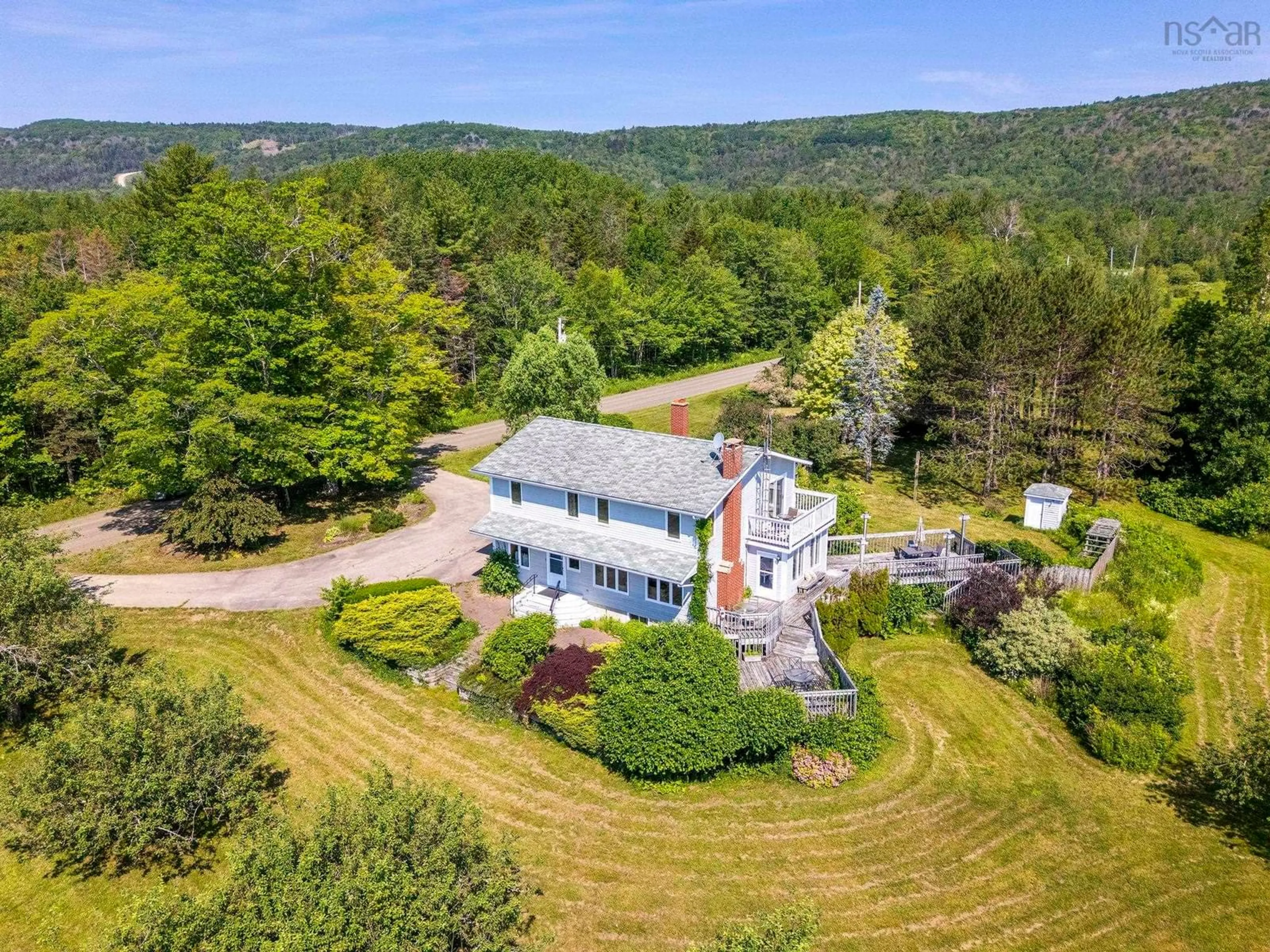 A pic from outside/outdoor area/front of a property/back of a property/a pic from drone, unknown for Phinney Mountain Rd #260, Upper Granville Nova Scotia B0S 1A0