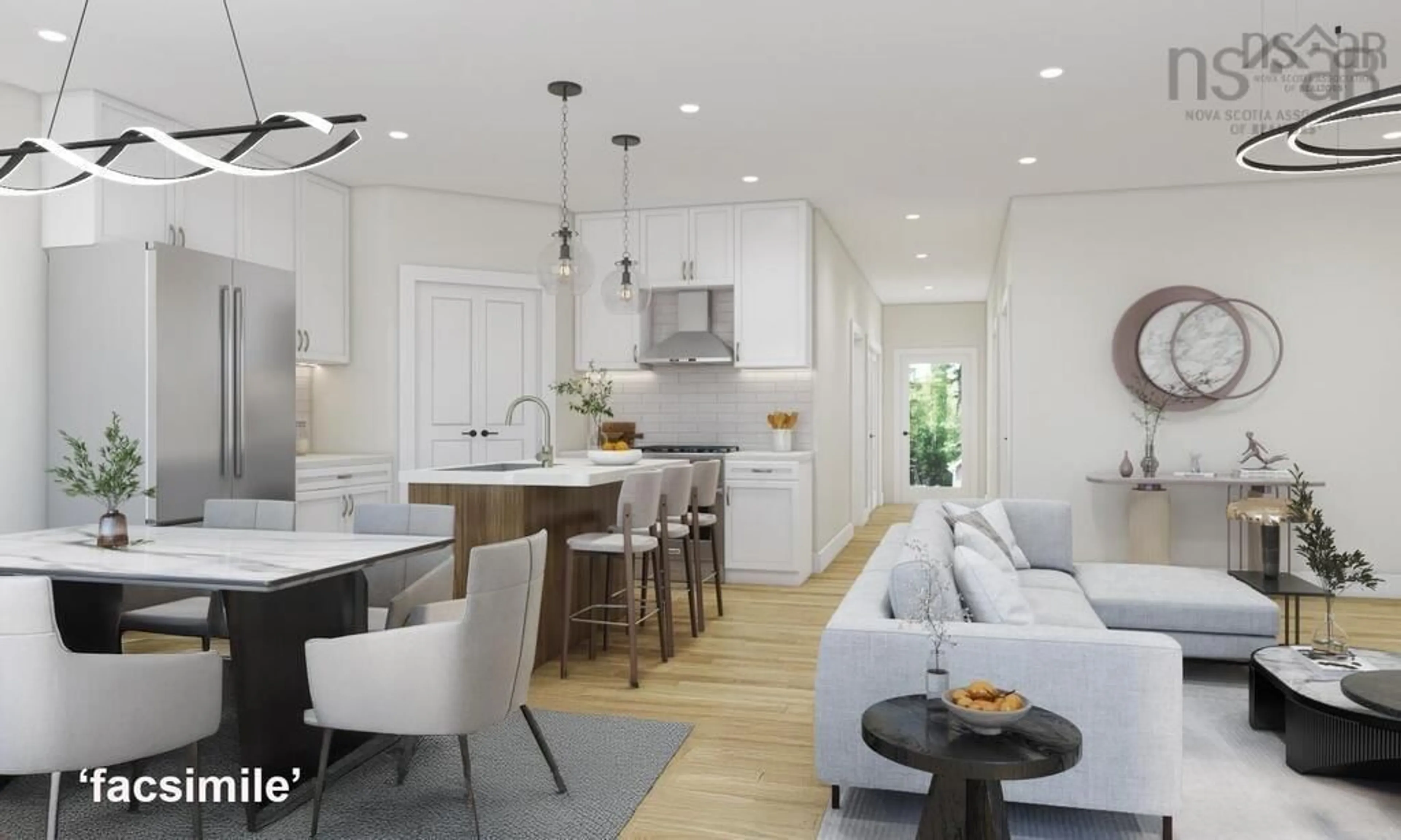 Open concept kitchen, unknown for Roundhouse Dr #143, Bridgewater Nova Scotia B4V 9A9