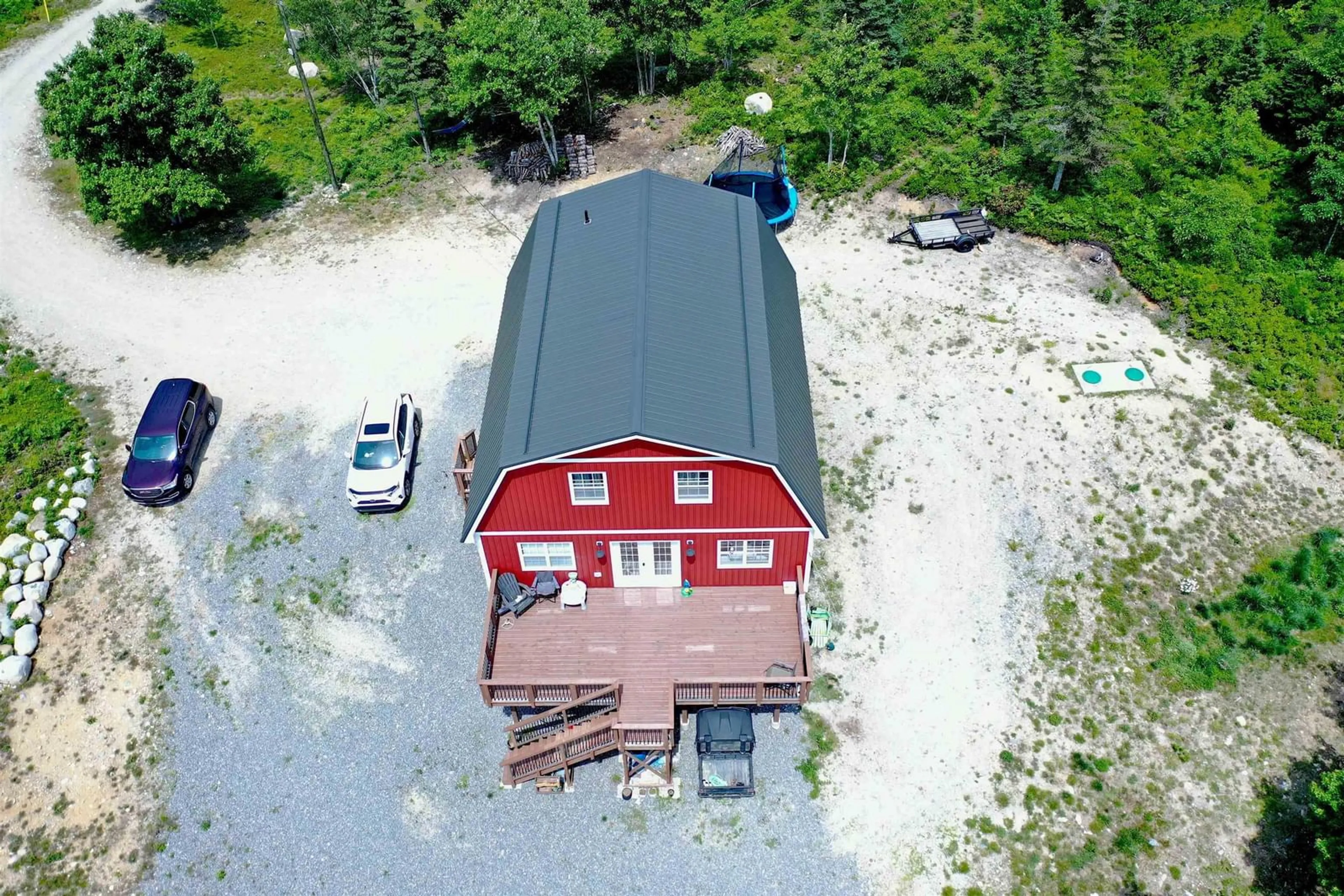 A pic from outside/outdoor area/front of a property/back of a property/a pic from drone, building for 302 Port Latour Rd, Port Clyde Nova Scotia B0W 2S0