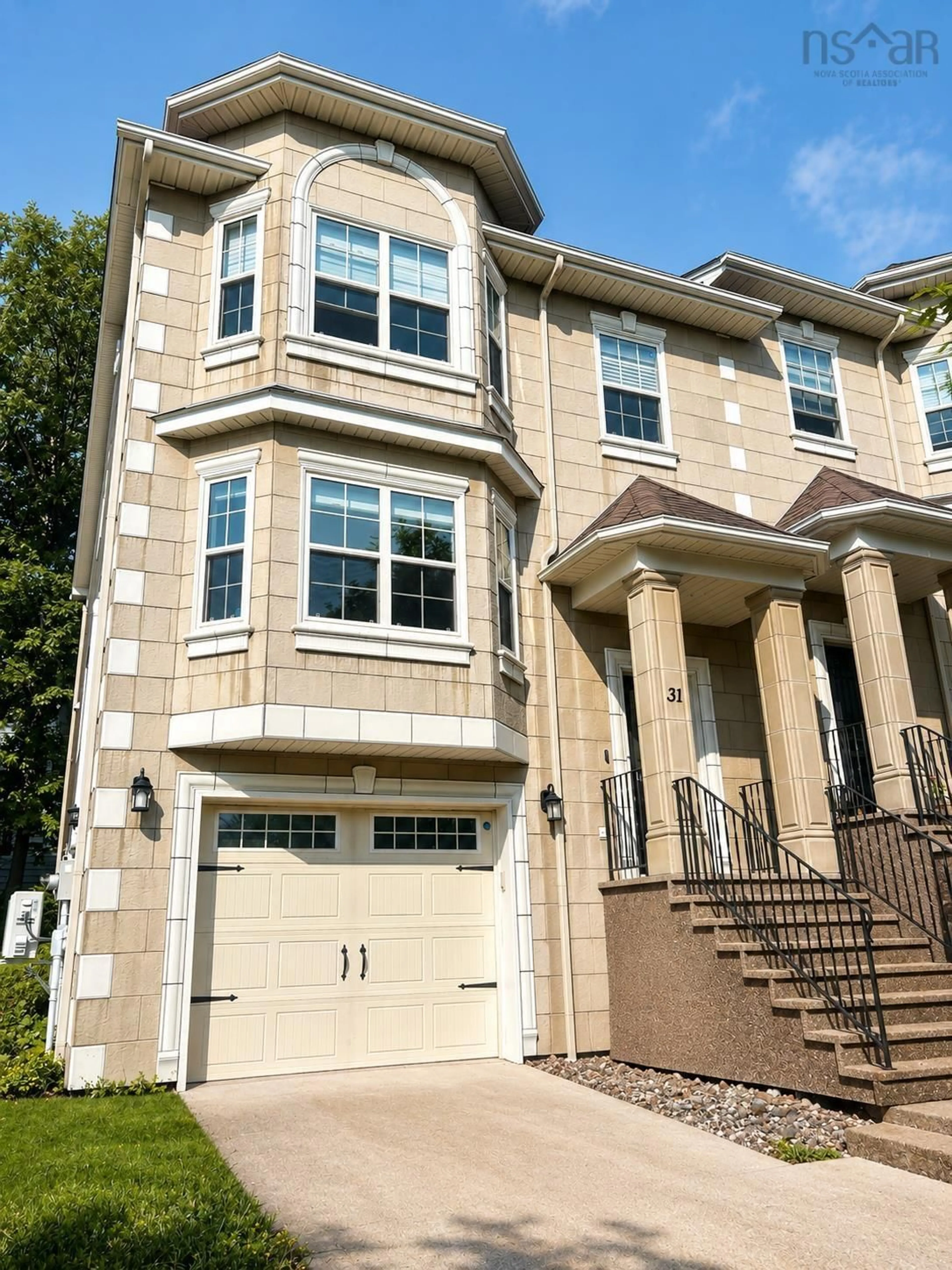 Home with vinyl exterior material, street for 31 Sagewood Lane, Halifax Nova Scotia B3P 0B8