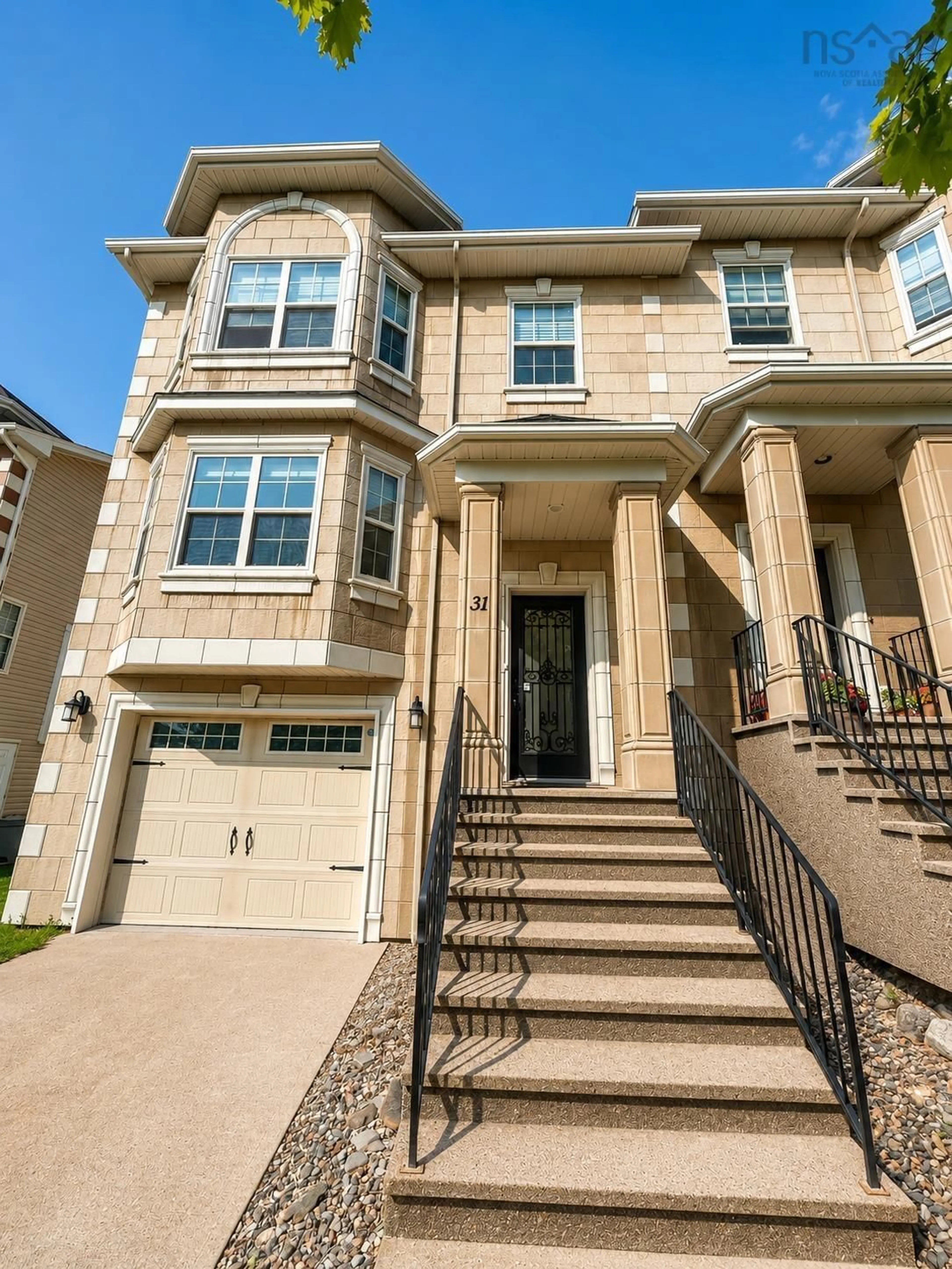 Home with vinyl exterior material, street for 31 Sagewood Lane, Halifax Nova Scotia B3P 0B8