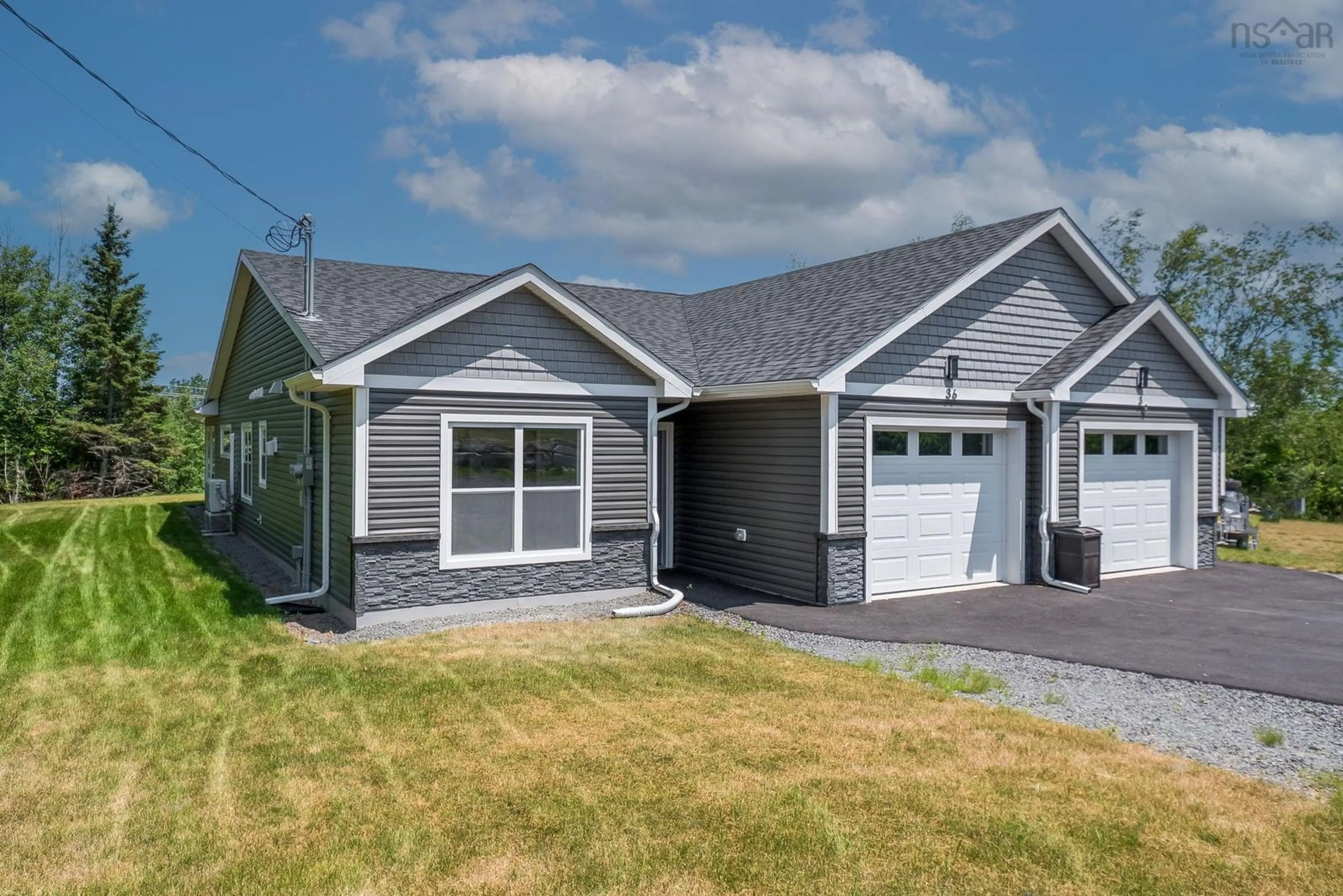 Home with vinyl exterior material, street for 36 Pemberton Ave, Garlands Crossing Nova Scotia B0N 2T0