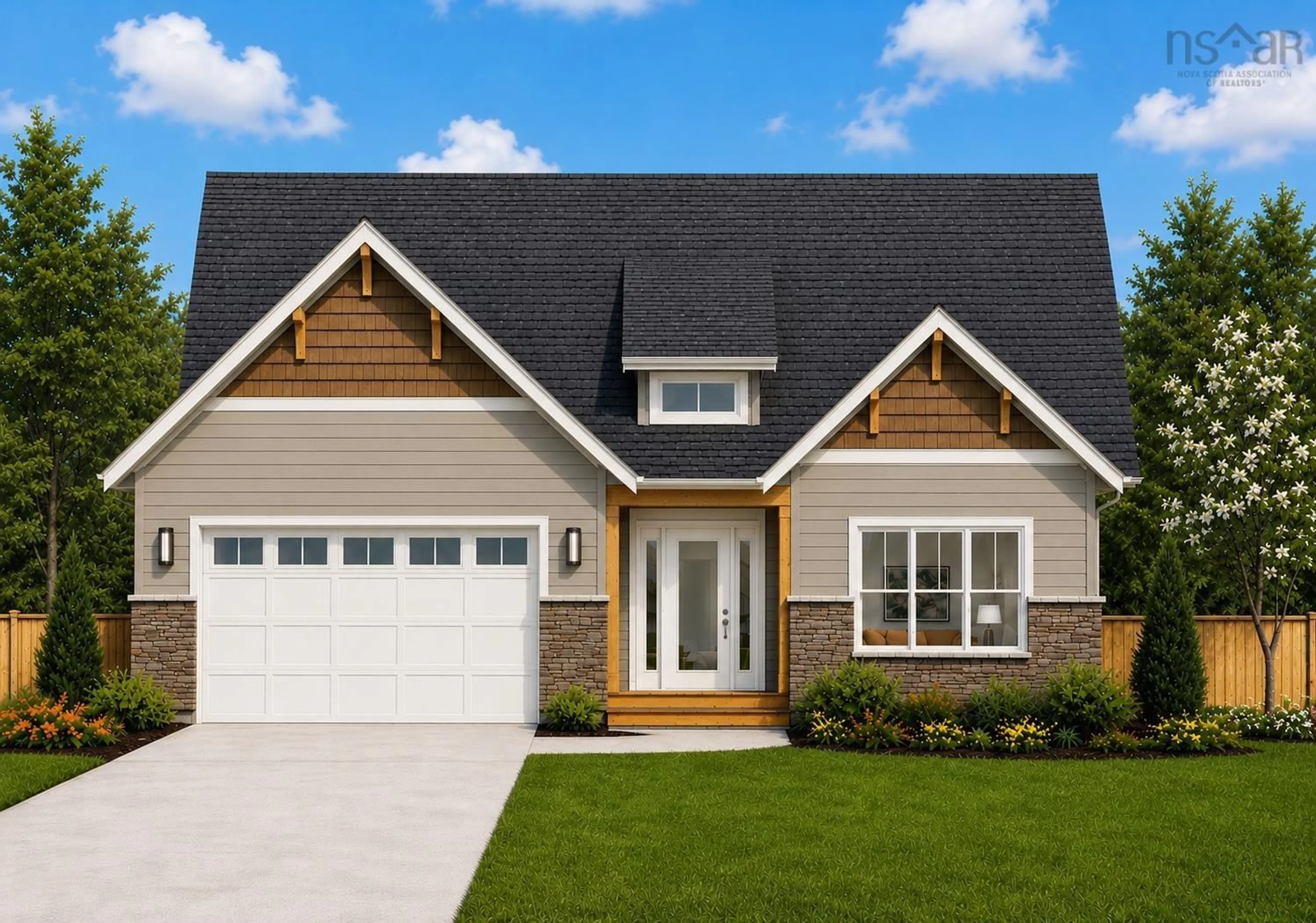 Home with vinyl exterior material, street for 92 Osprey Ridge #Lot 133, Belnan Nova Scotia B2S 0J4