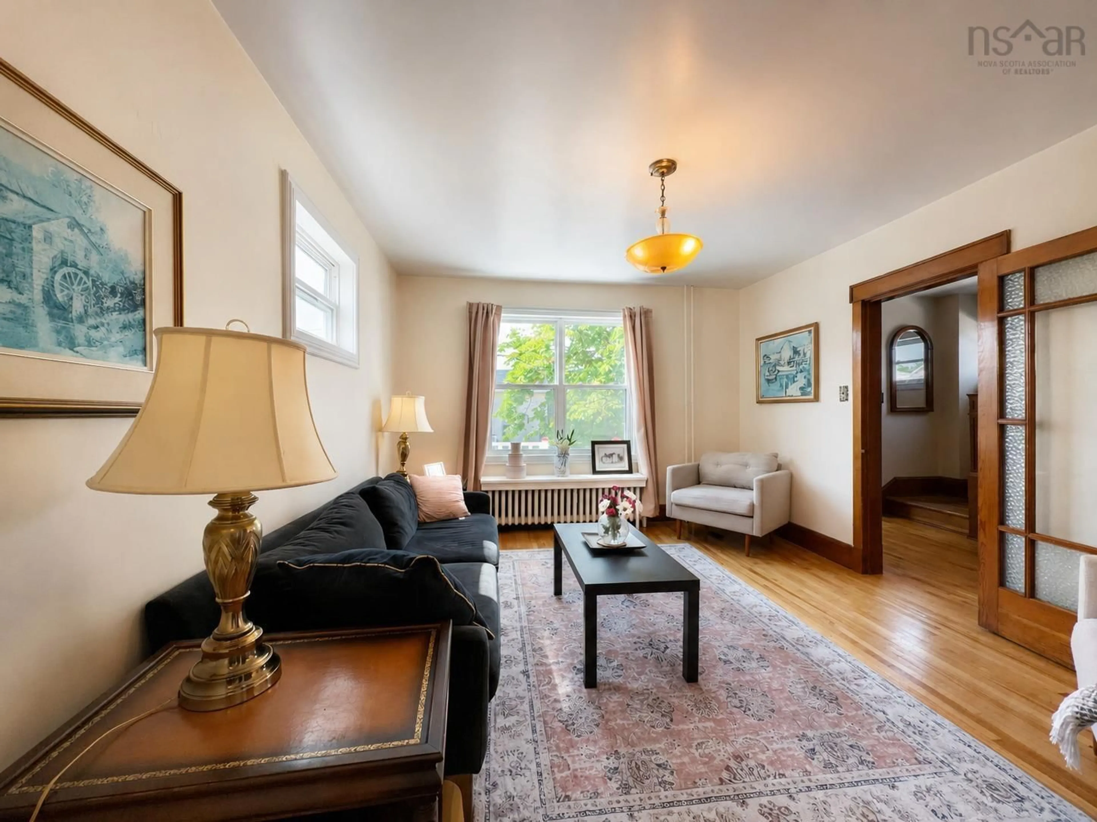 Living room with furniture, unknown for 308 St. Peters Rd, Sydney Nova Scotia B1P 4R1
