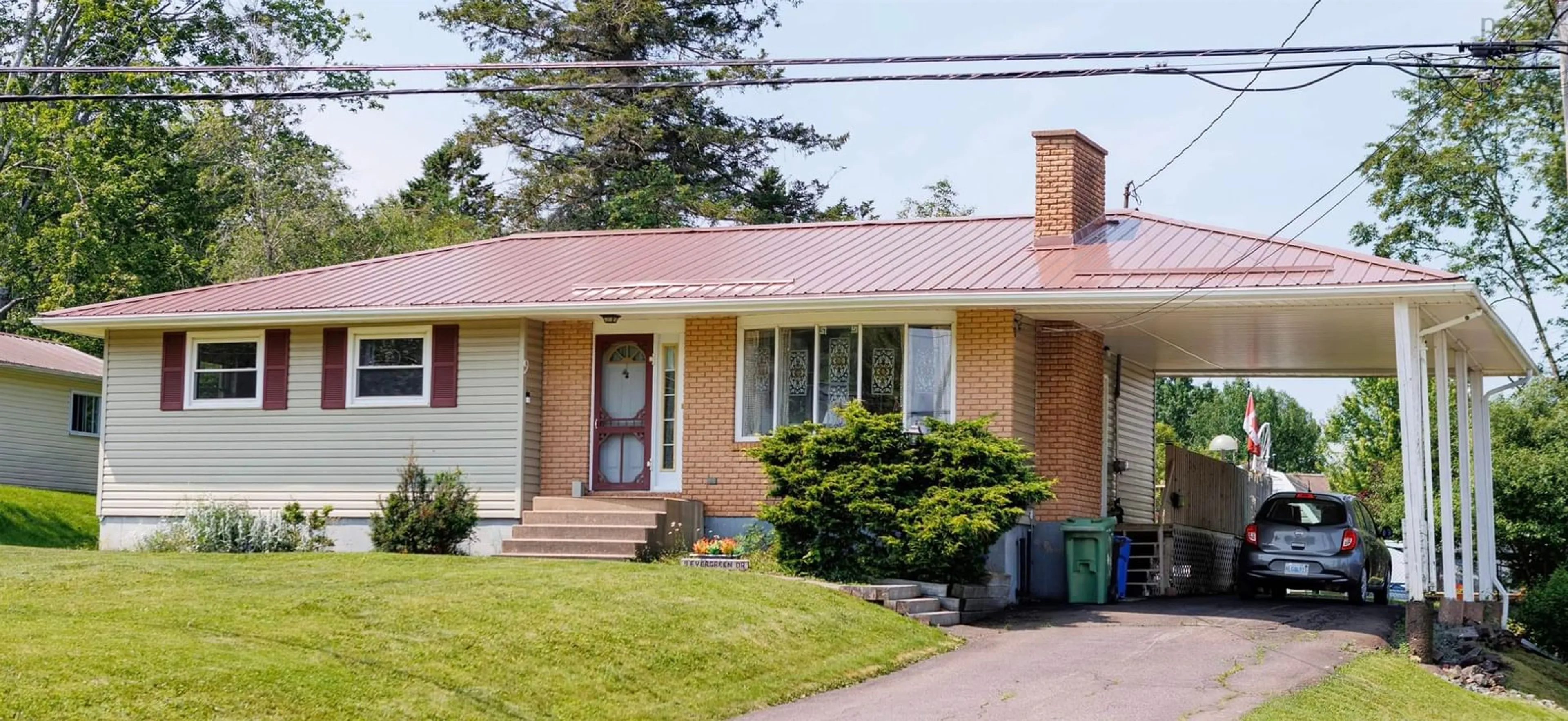 Home with brick exterior material, street for 9 Evergreen Dr, Salmon River Nova Scotia B2N 5J2