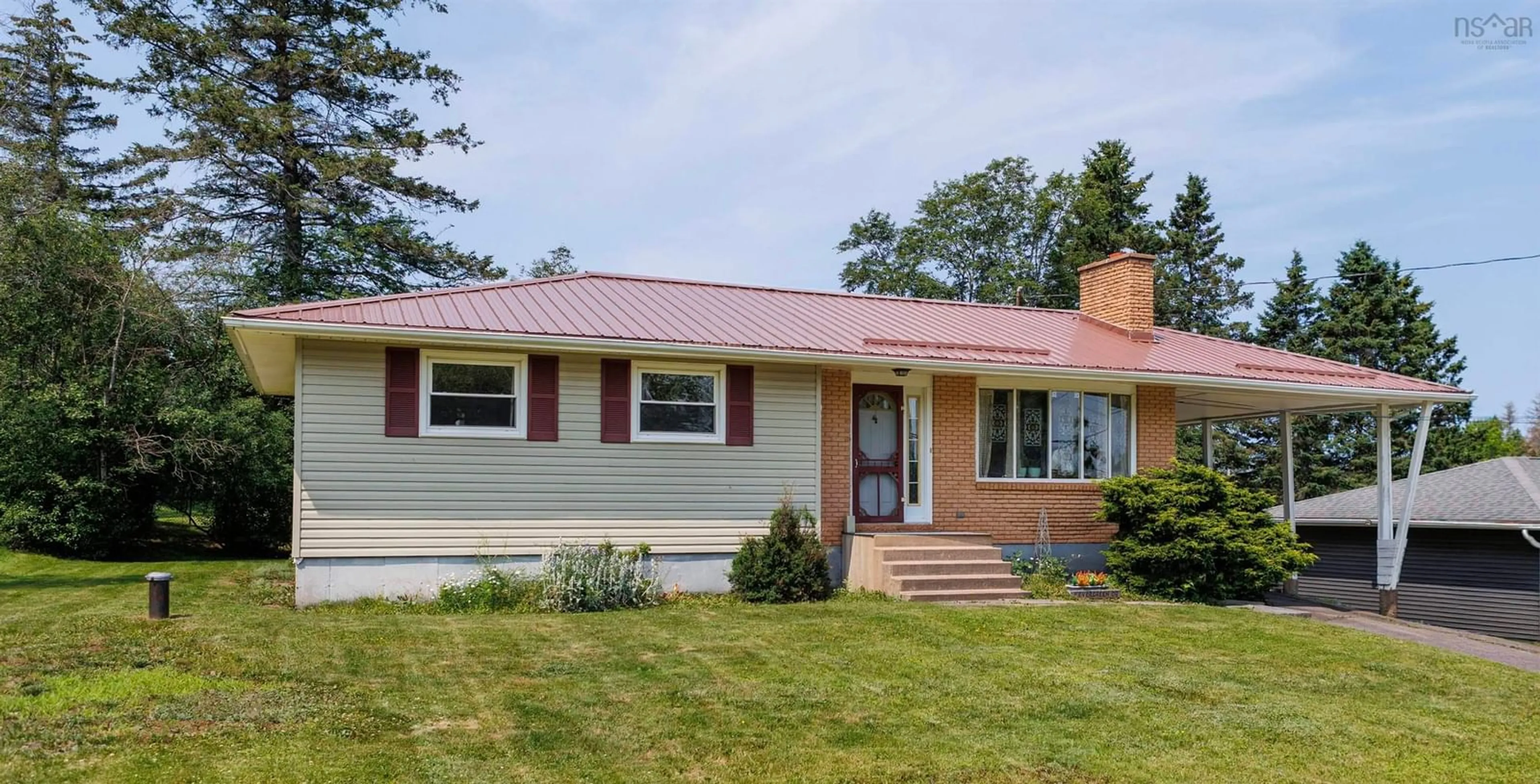 Home with vinyl exterior material, street for 9 Evergreen Dr, Salmon River Nova Scotia B2N 5J2
