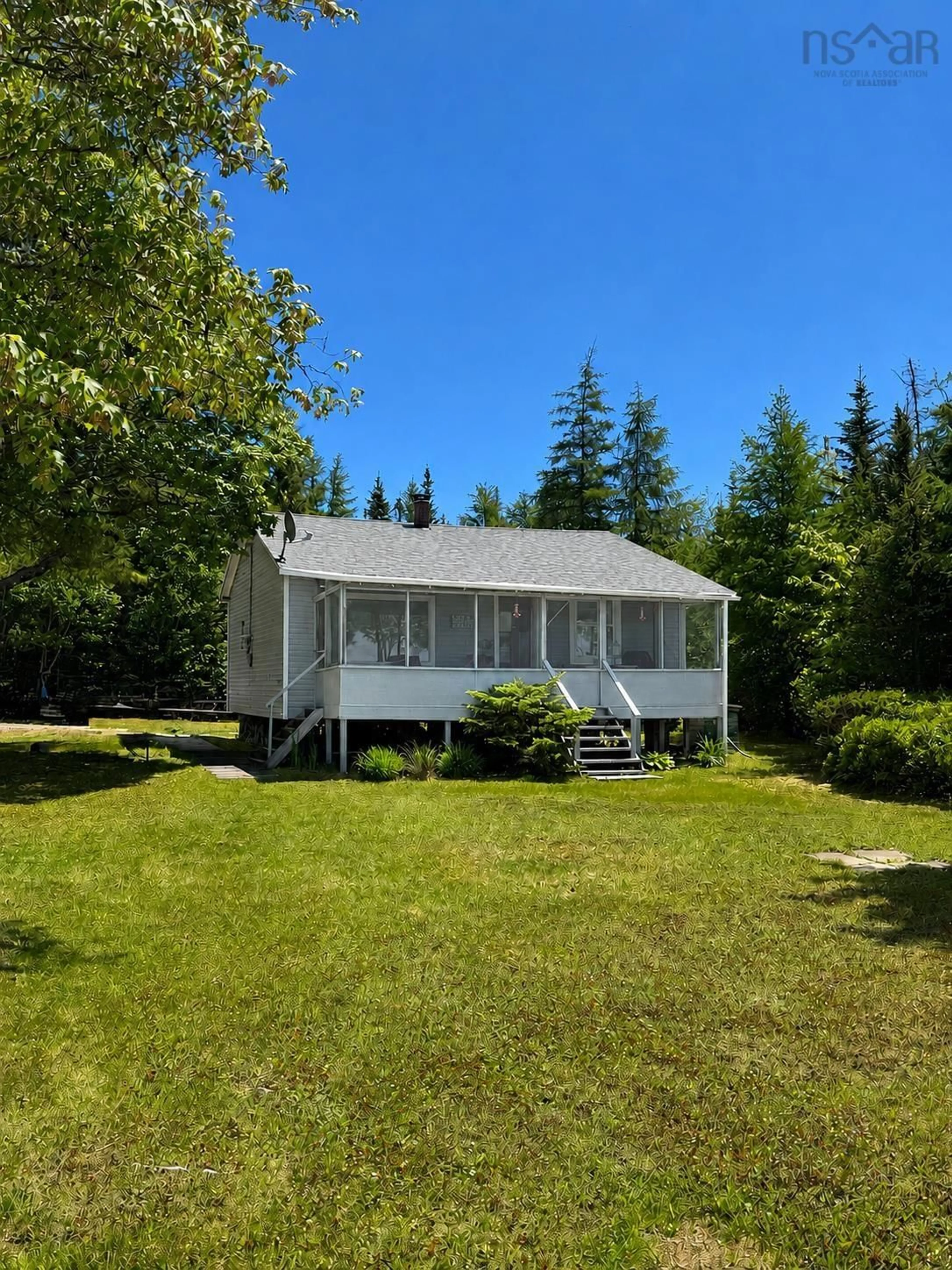 A pic from outside/outdoor area/front of a property/back of a property/a pic from drone, unknown for 1061 Mooseland Rd, Third Lake Nova Scotia B0J 3H0