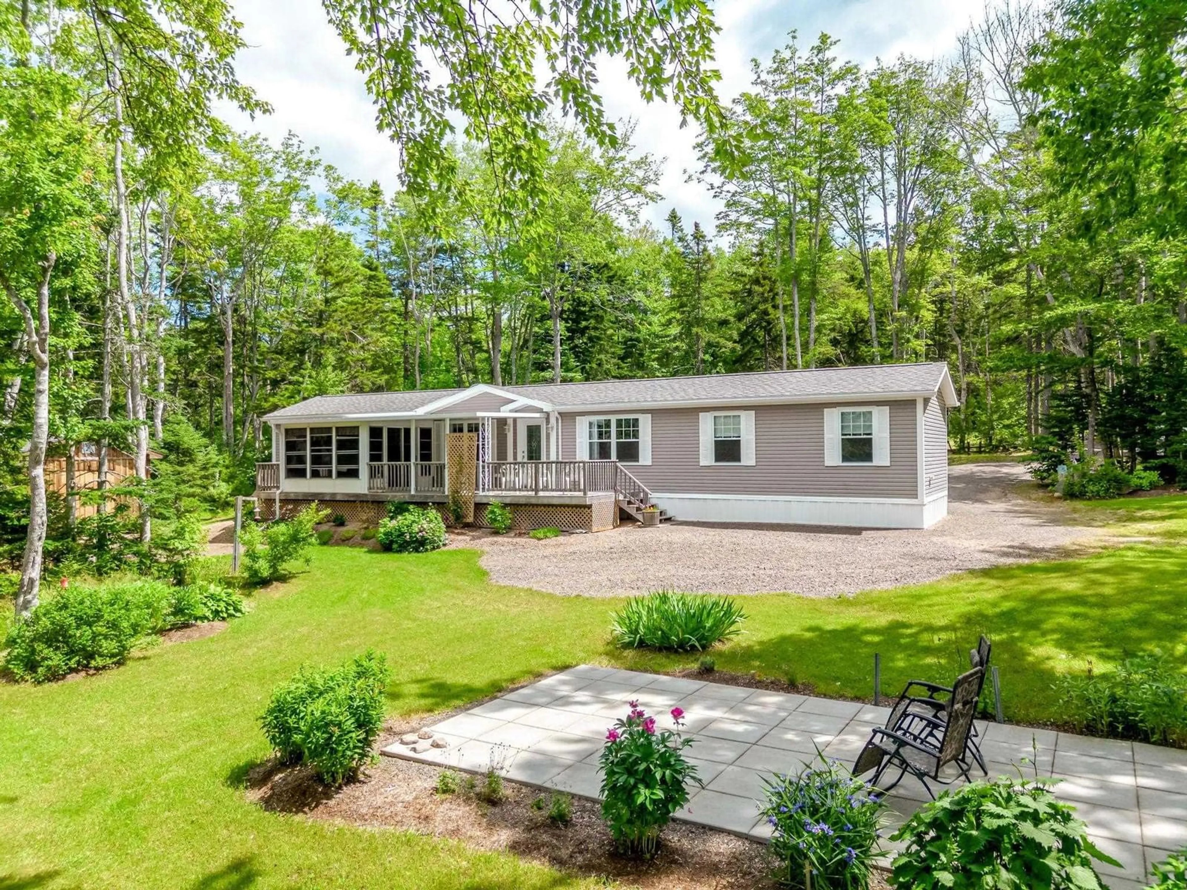 A pic from outside/outdoor area/front of a property/back of a property/a pic from drone, unknown for 633 Adams Rd, New Albany Nova Scotia B0S 1P0