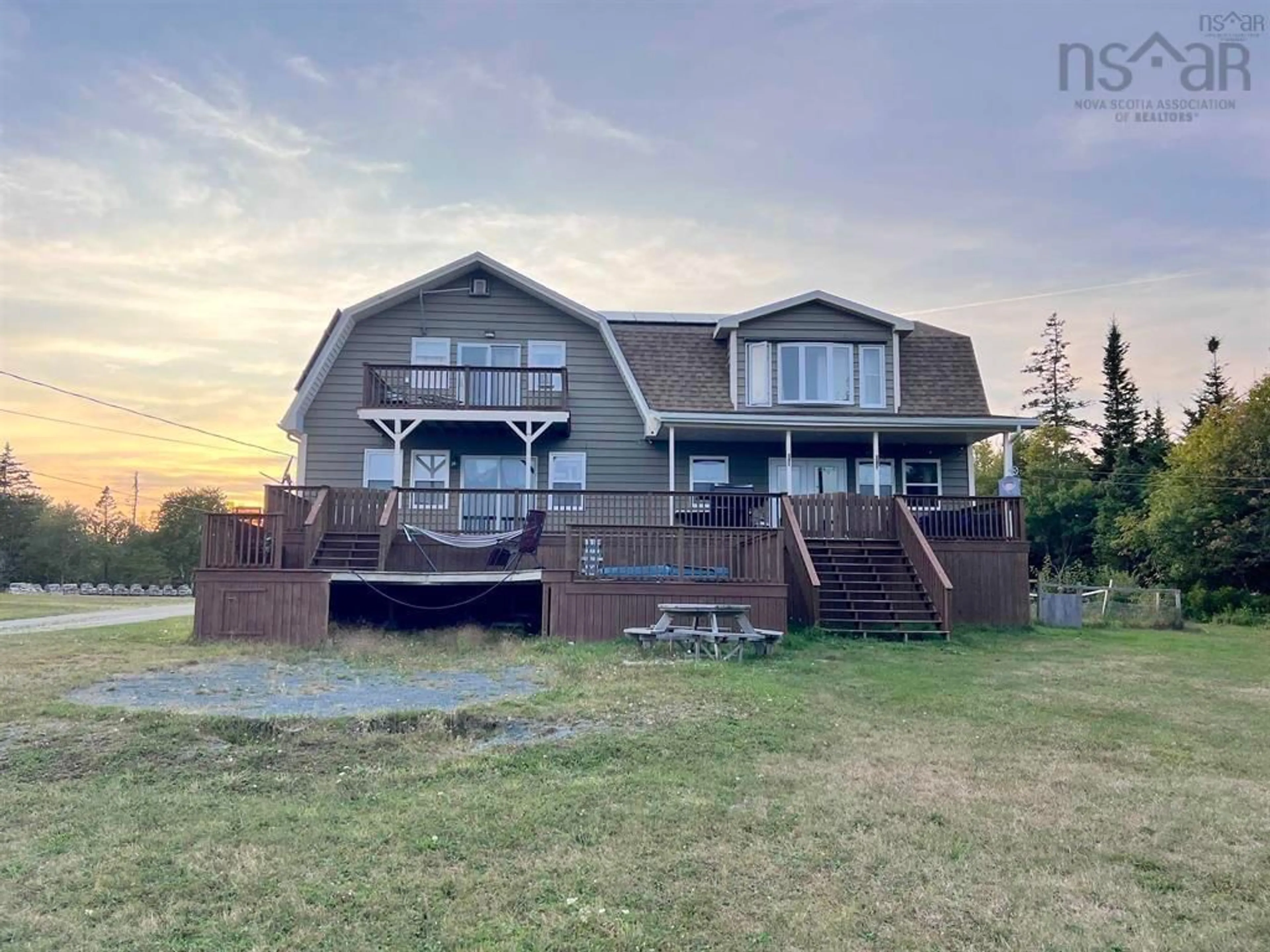A pic from outside/outdoor area/front of a property/back of a property/a pic from drone, water/lake/river/ocean view for 47 Paces Lane, Roseway Nova Scotia B0T 1W0