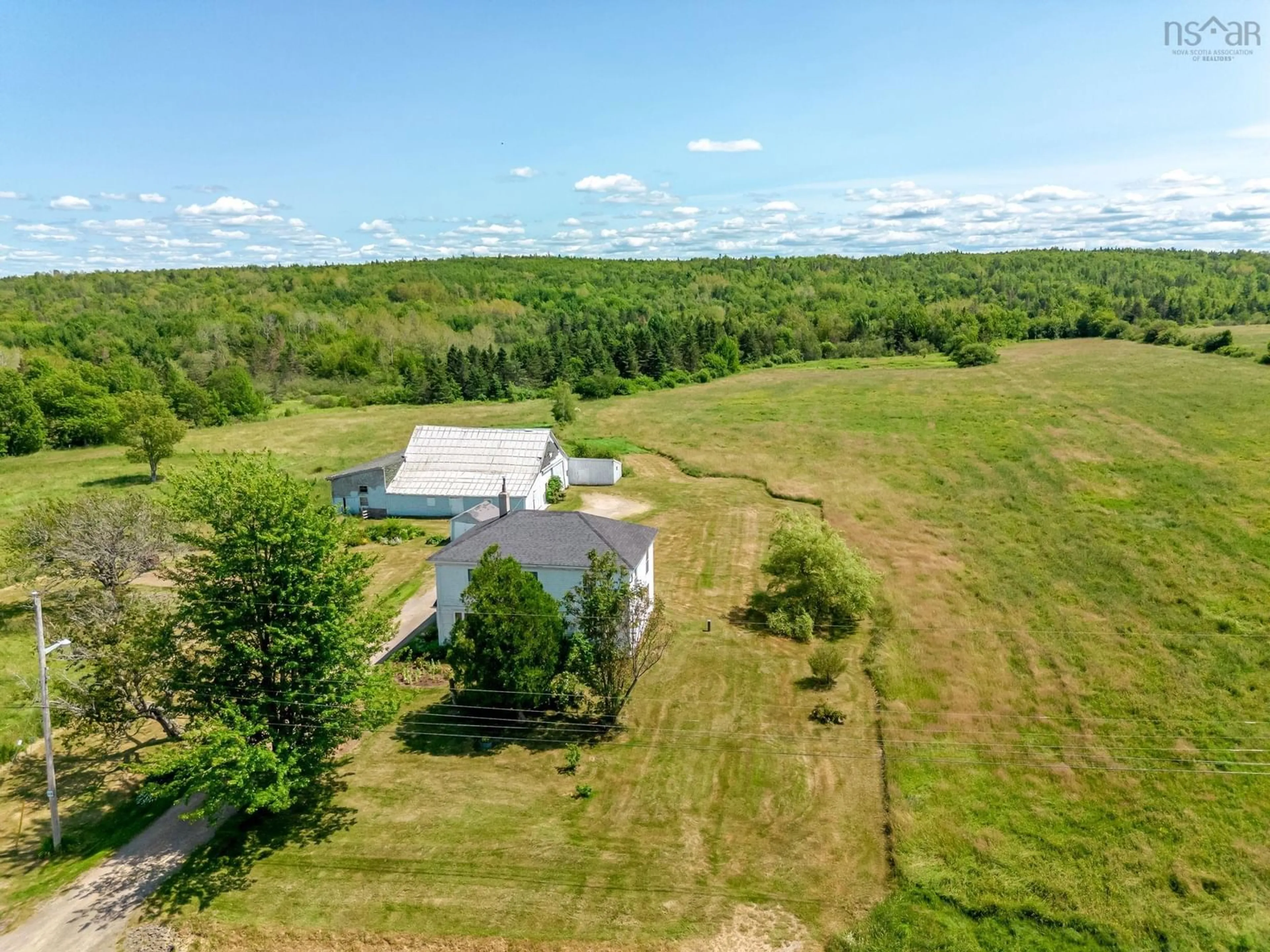 A pic from outside/outdoor area/front of a property/back of a property/a pic from drone, unknown for 1156 Inglisville Rd, Inglisville Nova Scotia B0S 1M0