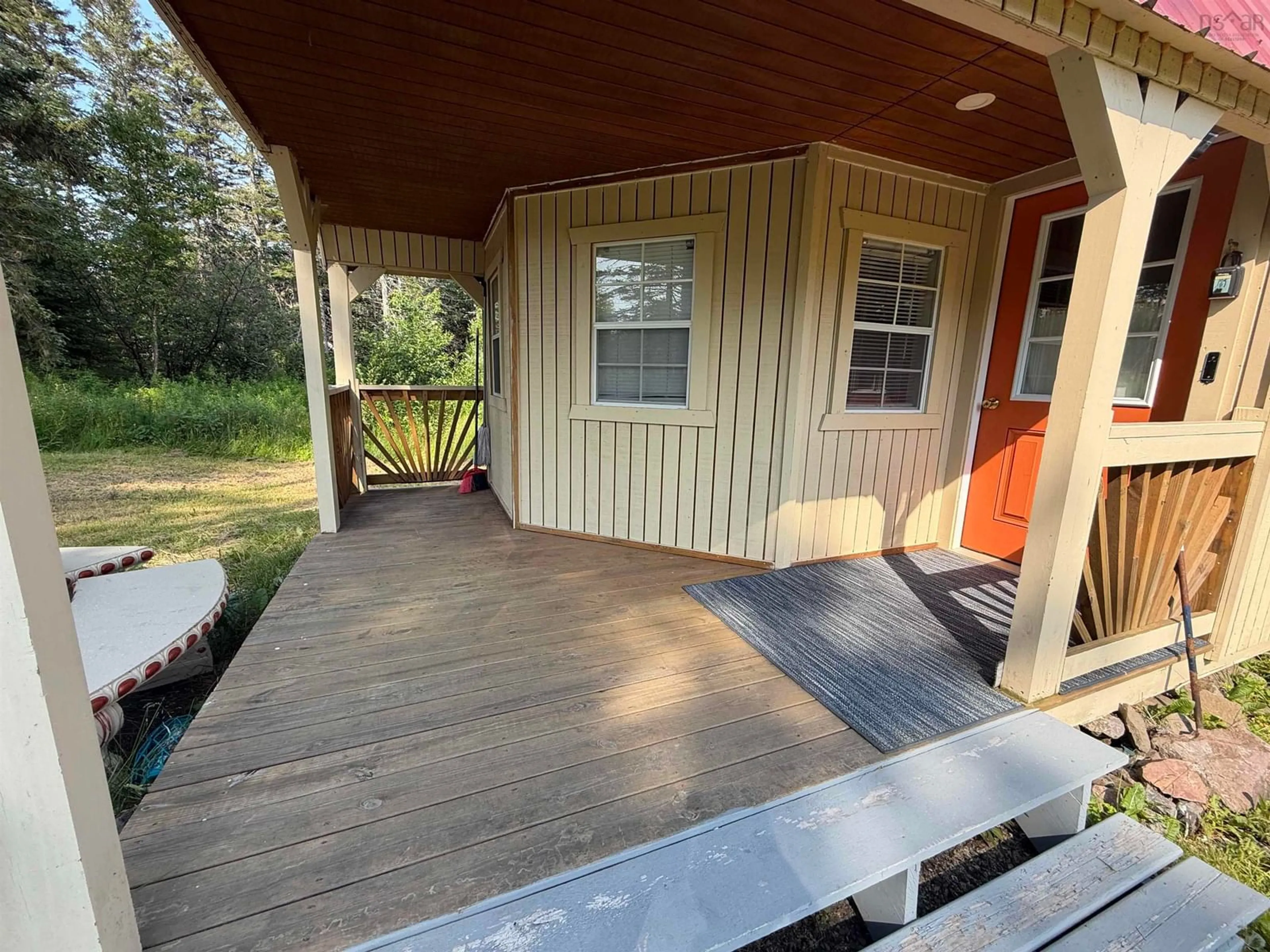 Patio, water/lake/river/ocean view for 1439 Baxter's Harbour Rd, Baxters Harbour Nova Scotia B0P 1H0