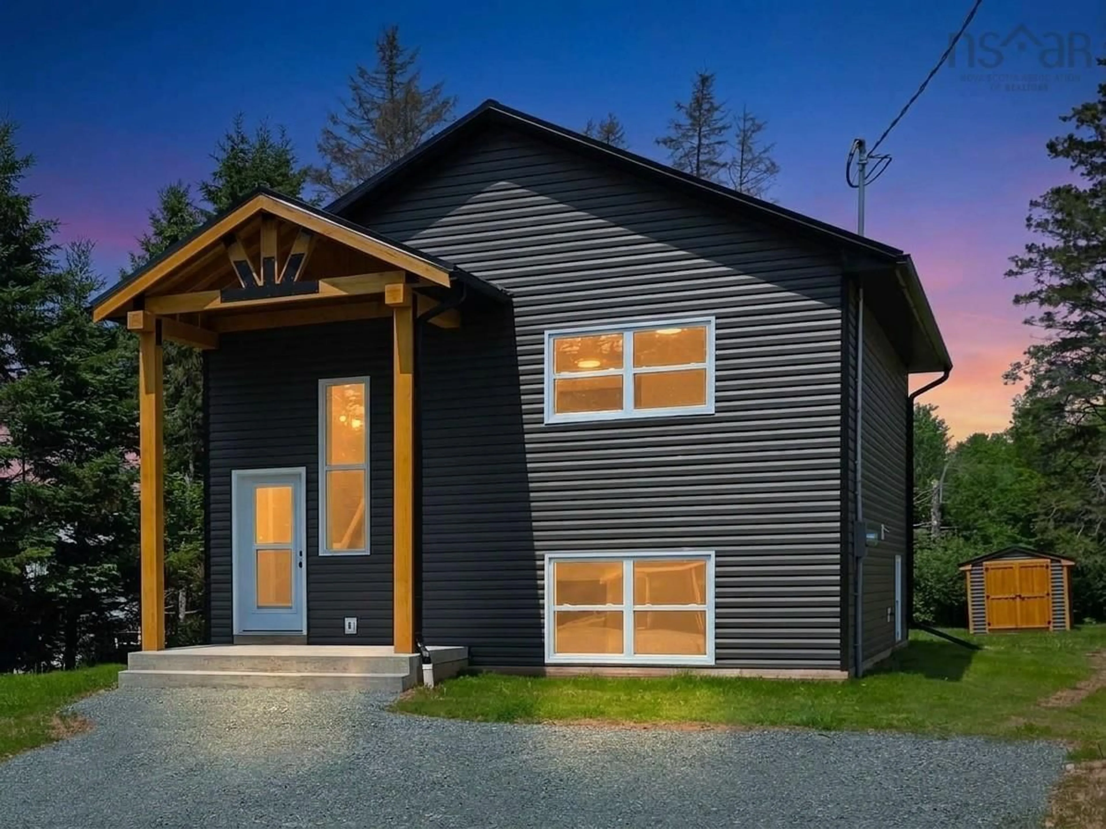 Home with vinyl exterior material, street for 1770 Truro Road, Hilden Nova Scotia B0N 1C0