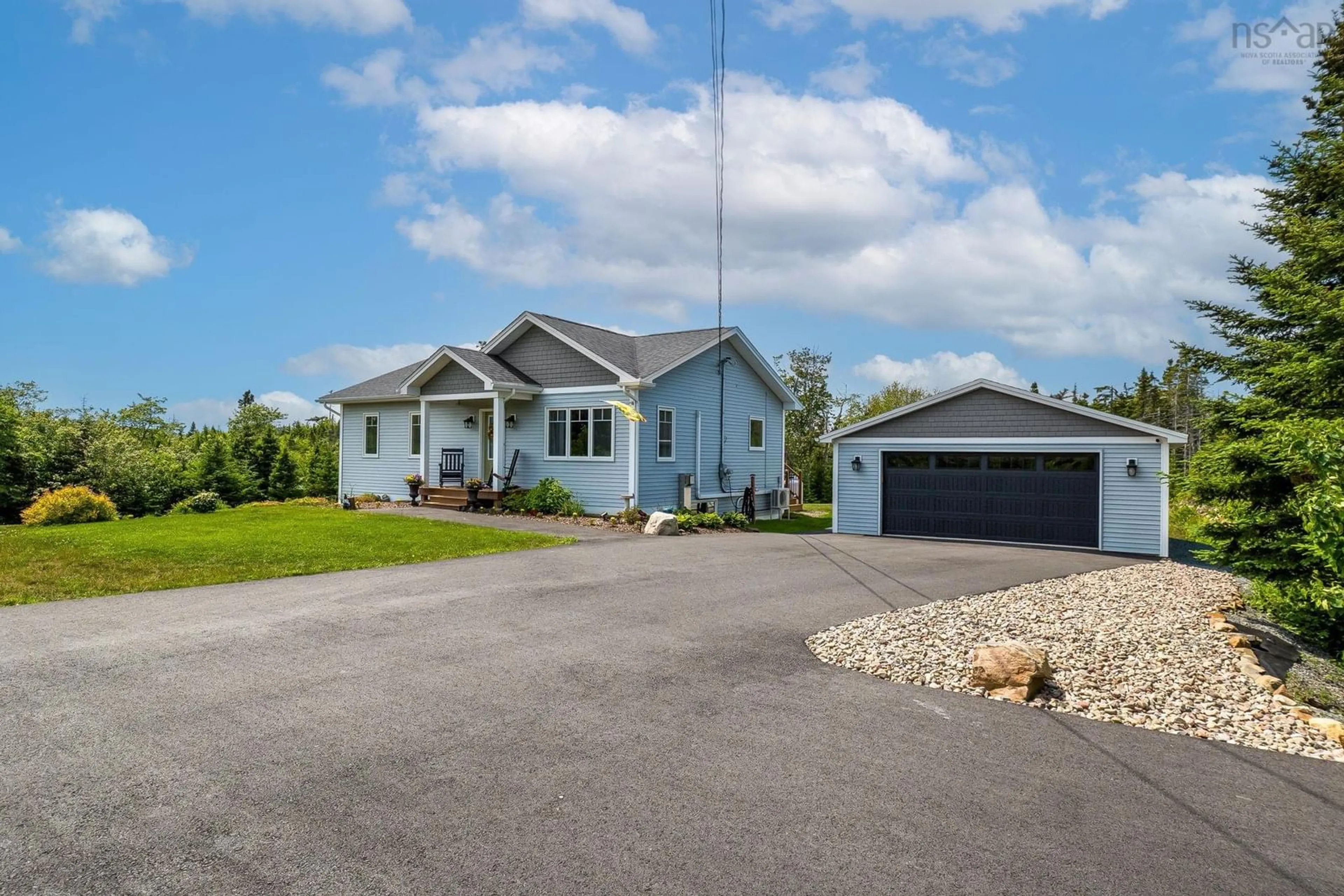 A pic from outside/outdoor area/front of a property/back of a property/a pic from drone, street for 1241 Ketch Harbour Rd, Ketch Harbour Nova Scotia B3V 0B5