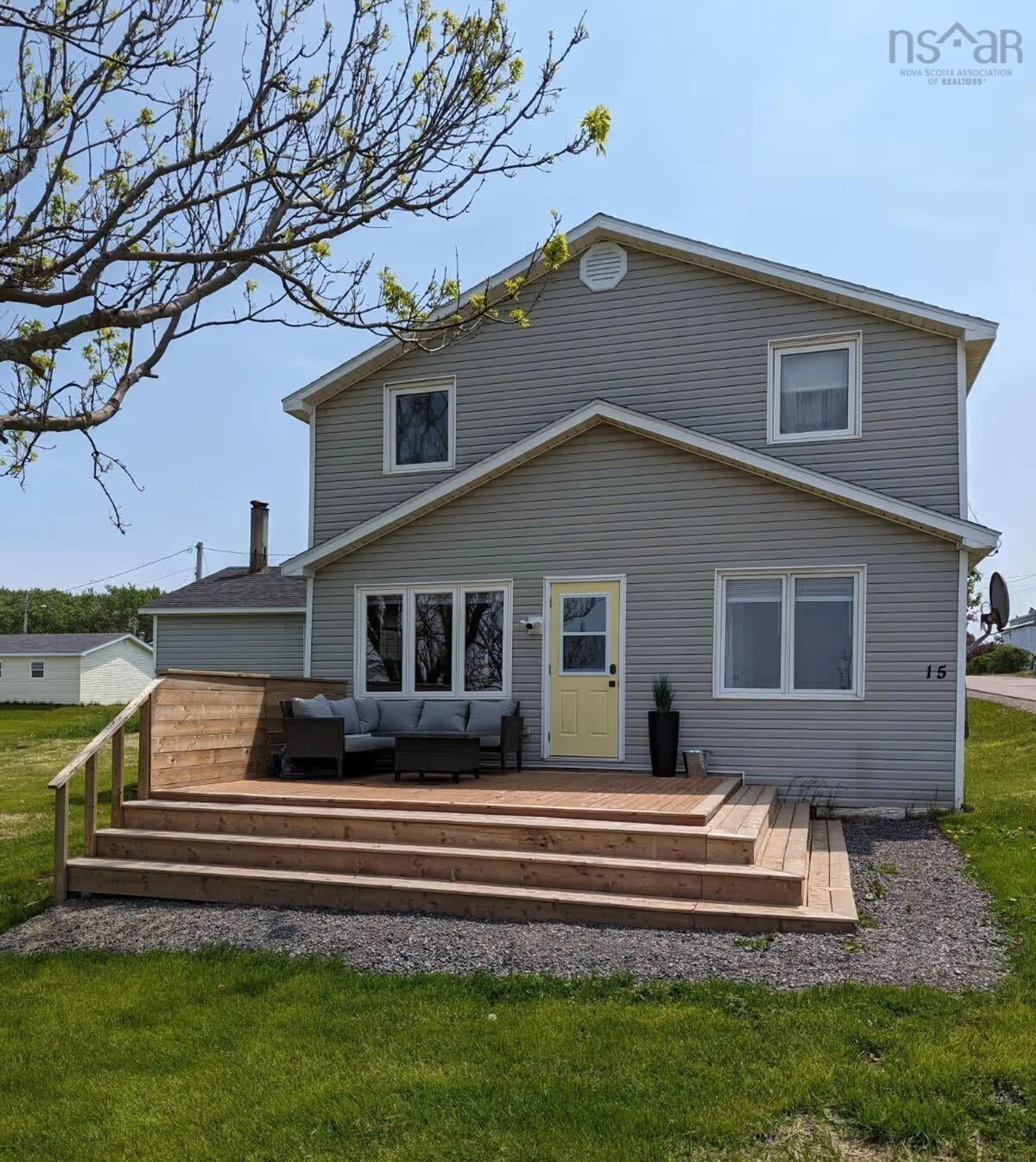 Home with vinyl exterior material, water/lake/river/ocean view for 15 Allen J Memorial Ave, Inverness Nova Scotia B0E 1N0