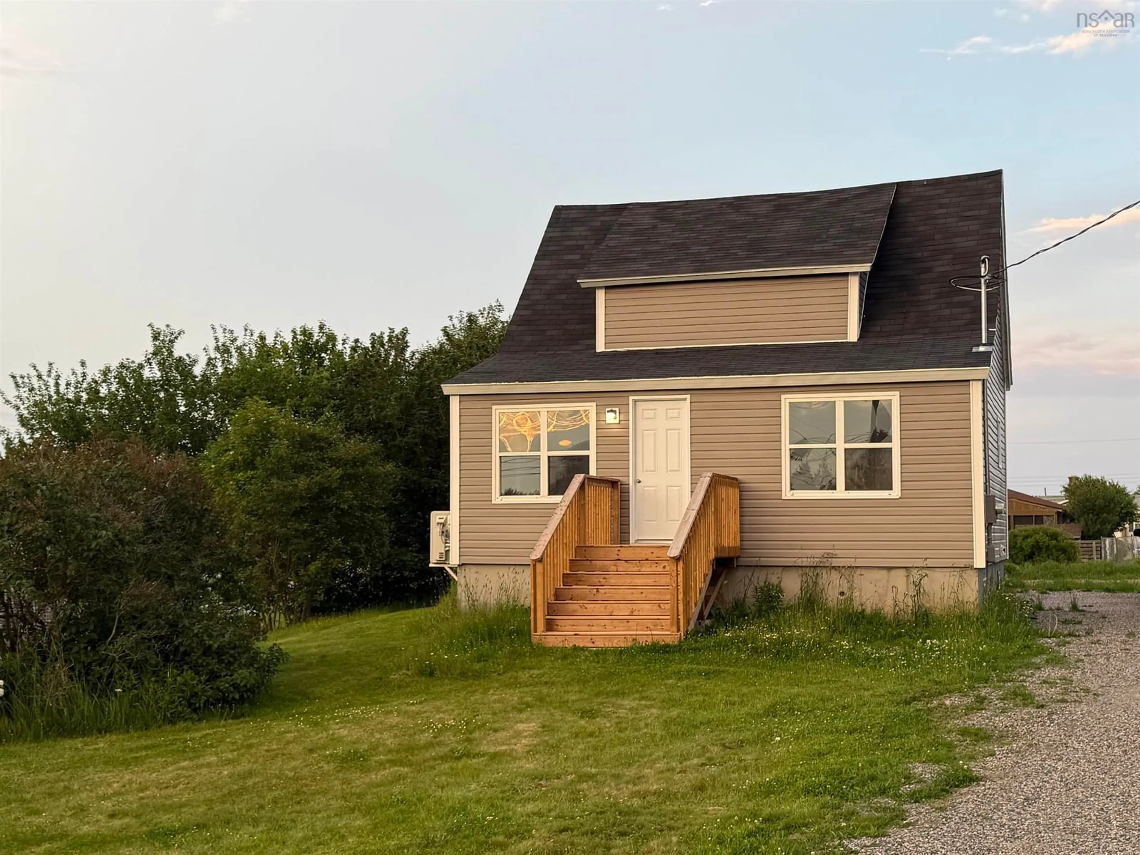 A pic from outside/outdoor area/front of a property/back of a property/a pic from drone, unknown for 726 St. Joseph St, New Waterford Nova Scotia B1H 4G6