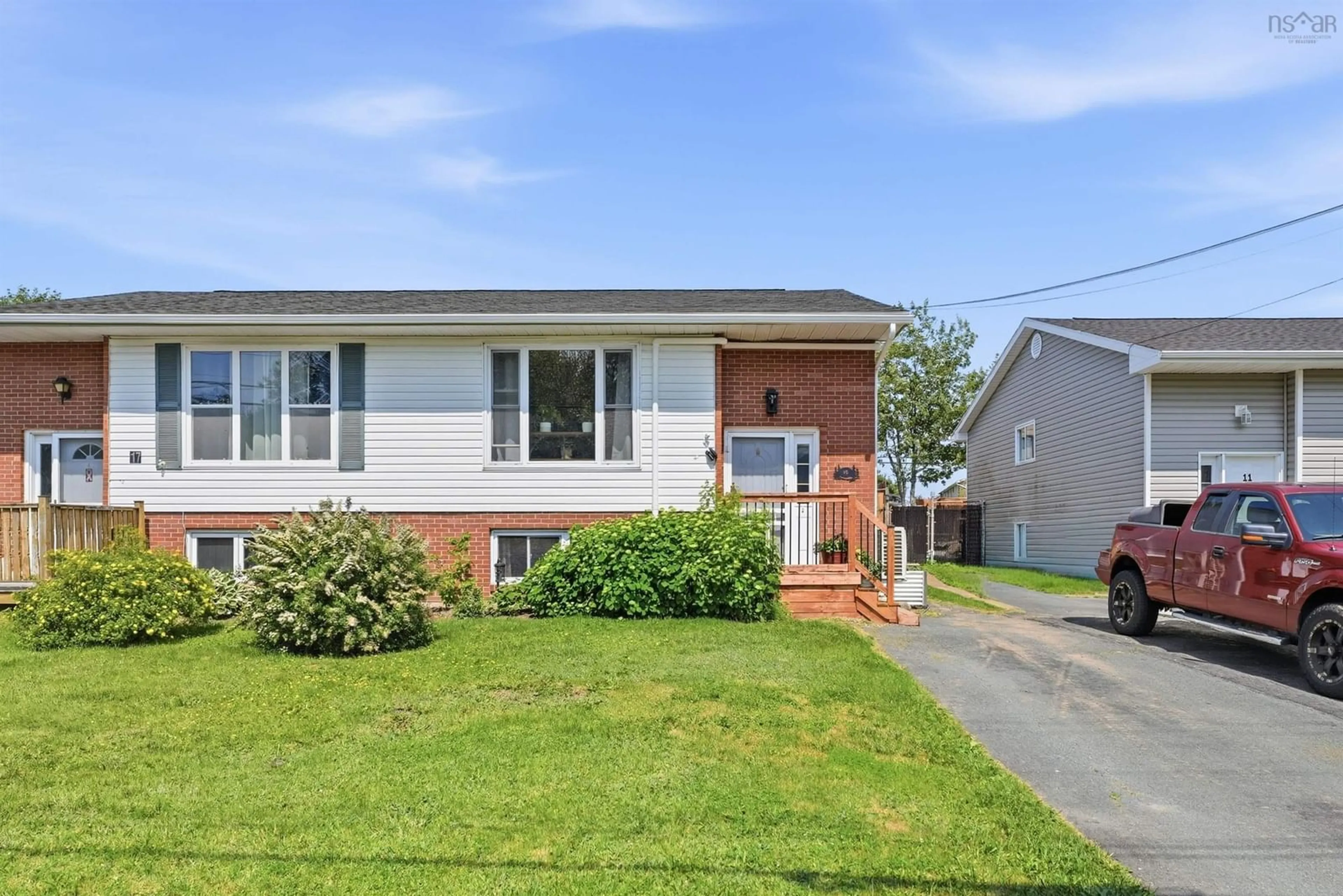 Home with vinyl exterior material, street for 15 Circassion Dr, Dartmouth Nova Scotia B2W 4R2