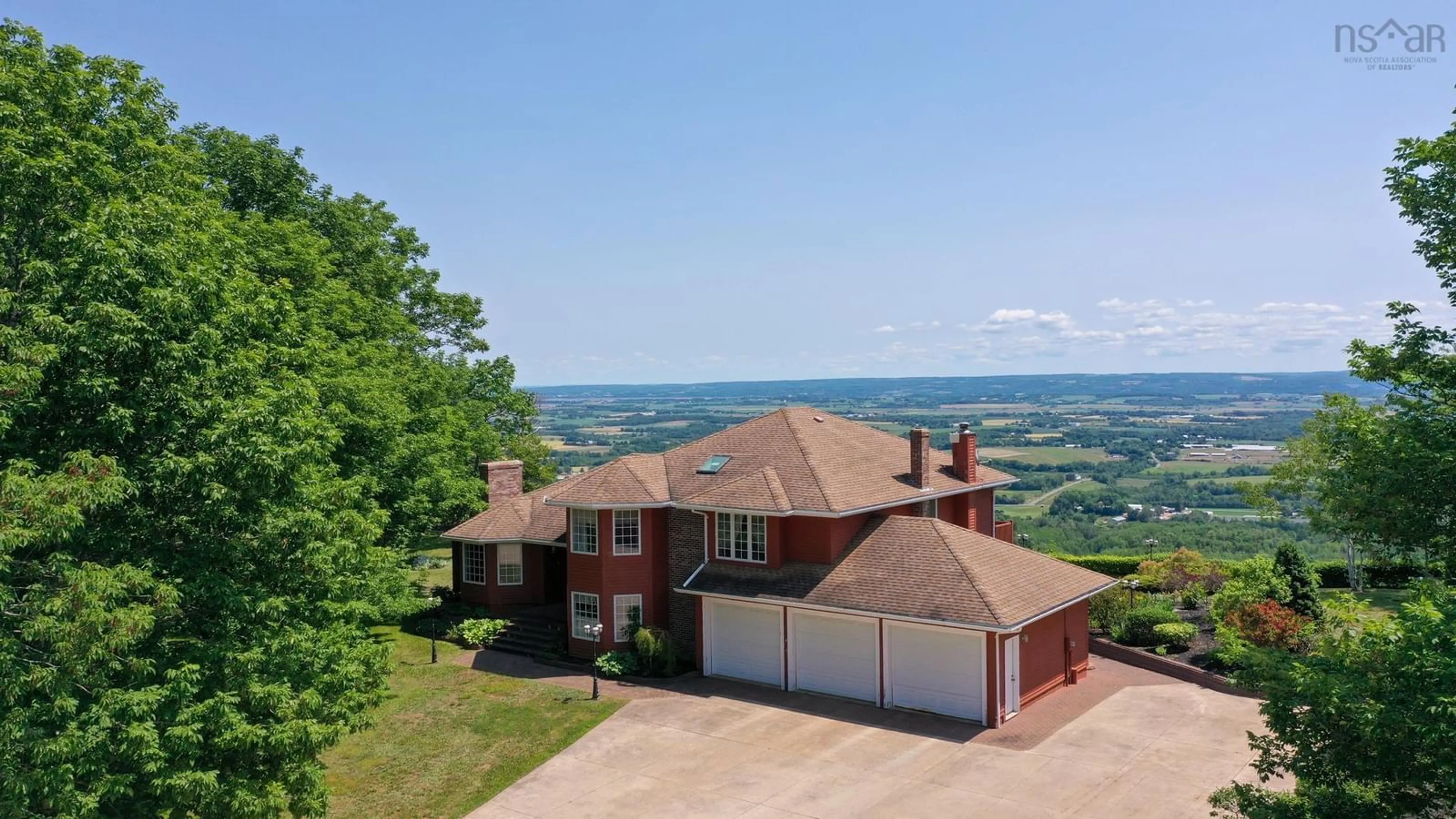 A pic from outside/outdoor area/front of a property/back of a property/a pic from drone, water/lake/river/ocean view for 1608 Brow Of Mountain Rd, Glenmont Nova Scotia B0P 1J0