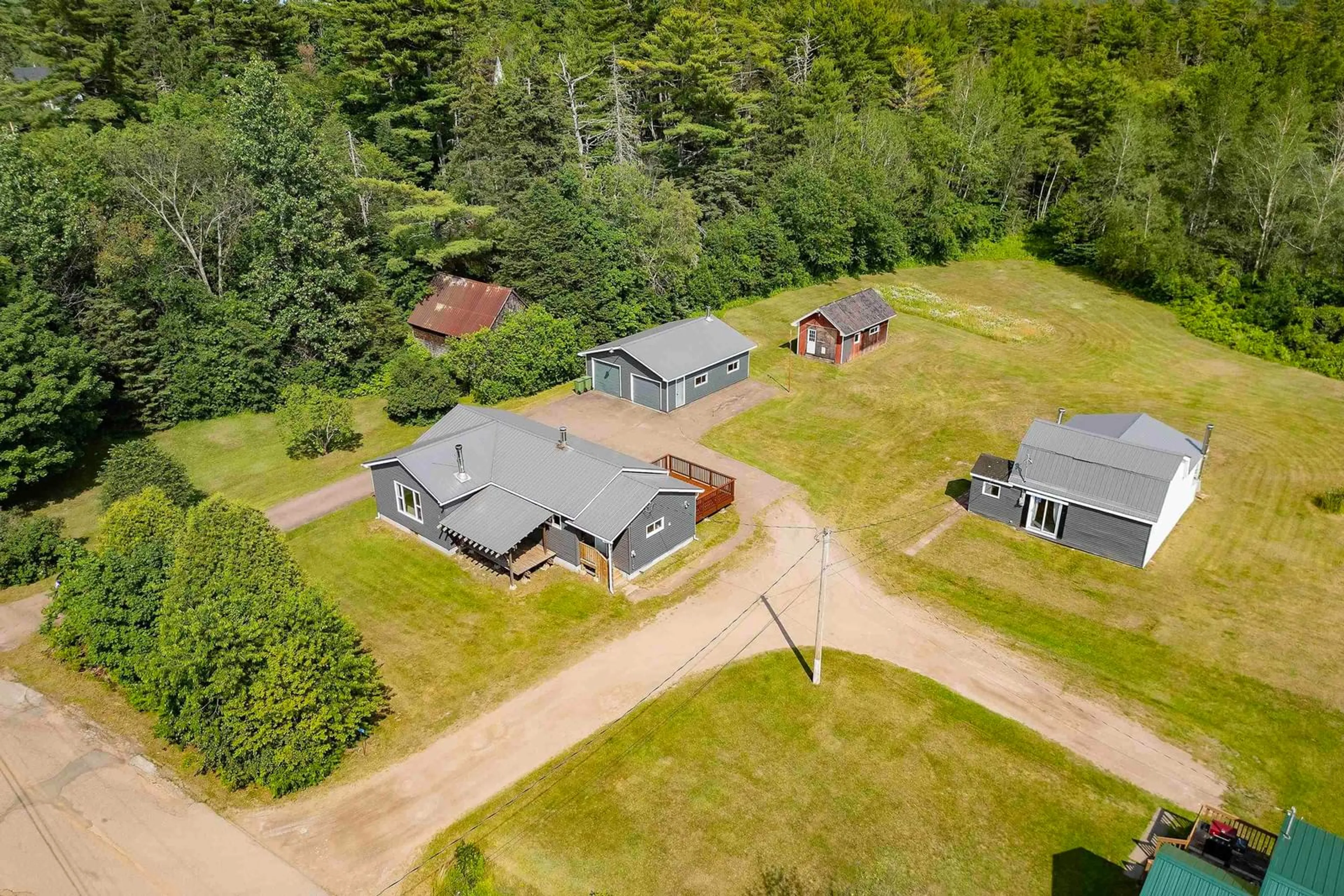 A pic from outside/outdoor area/front of a property/back of a property/a pic from drone, unknown for 4746 Canaan Rd, Southampton Nova Scotia B0M 1W0