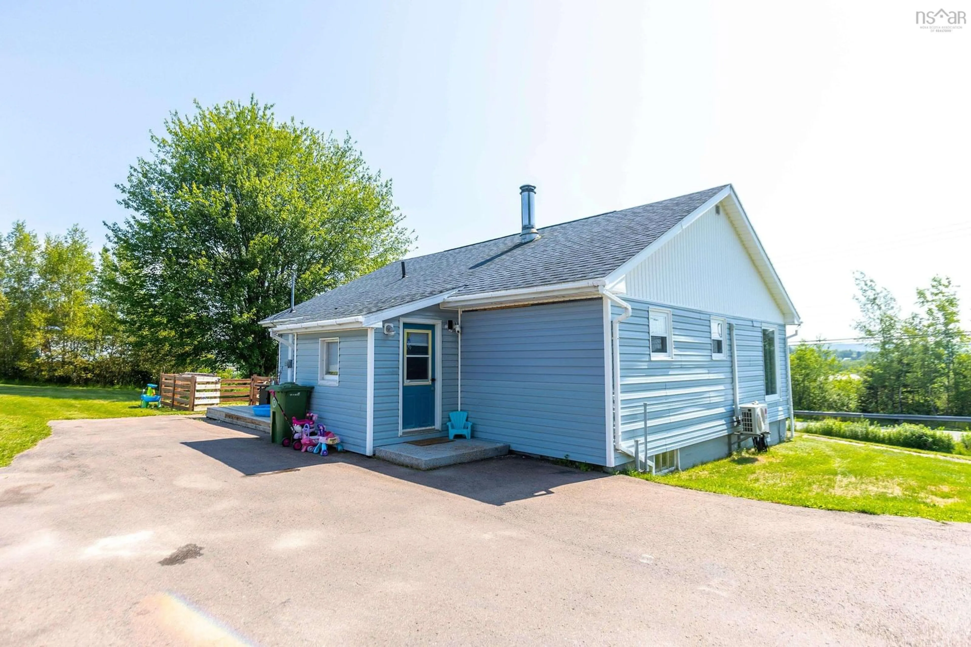 Home with vinyl exterior material, street for 4875 Highway 242, Maccan Nova Scotia B0L 1B0