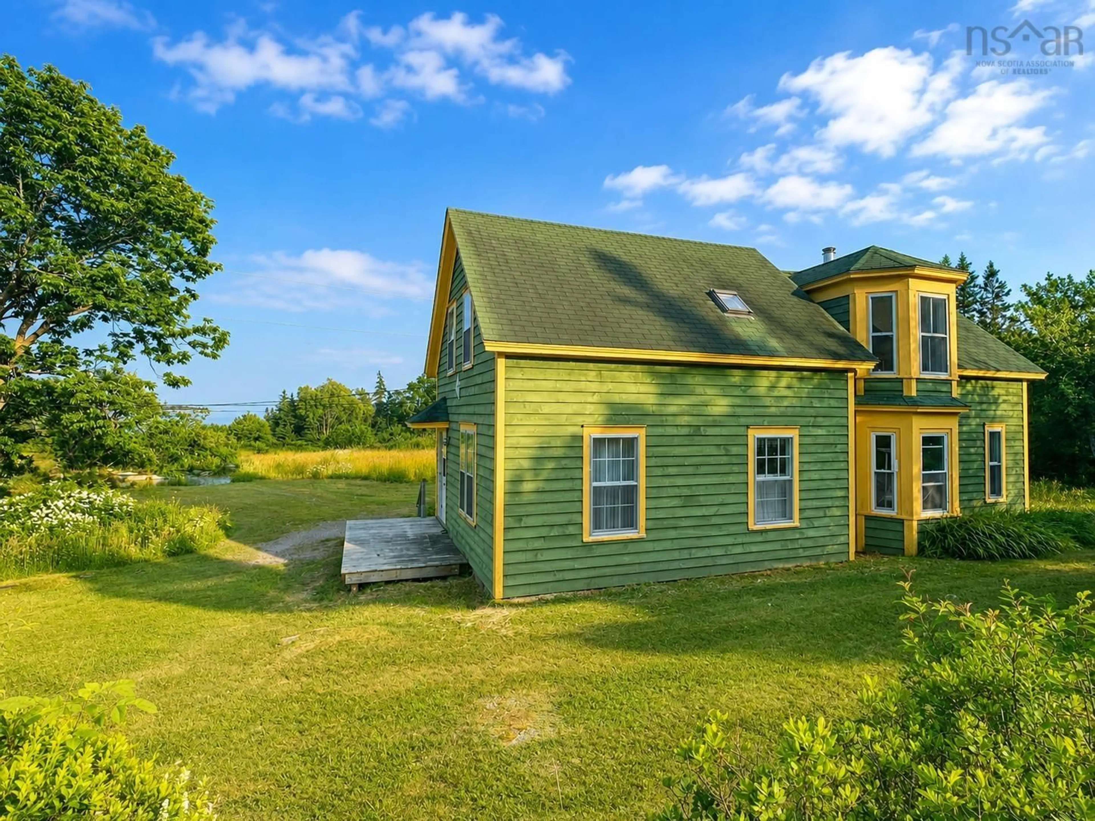 A pic from outside/outdoor area/front of a property/back of a property/a pic from drone, building for 768 Brooklyn Shore Rd, Beach Meadows Nova Scotia B0J 1H0