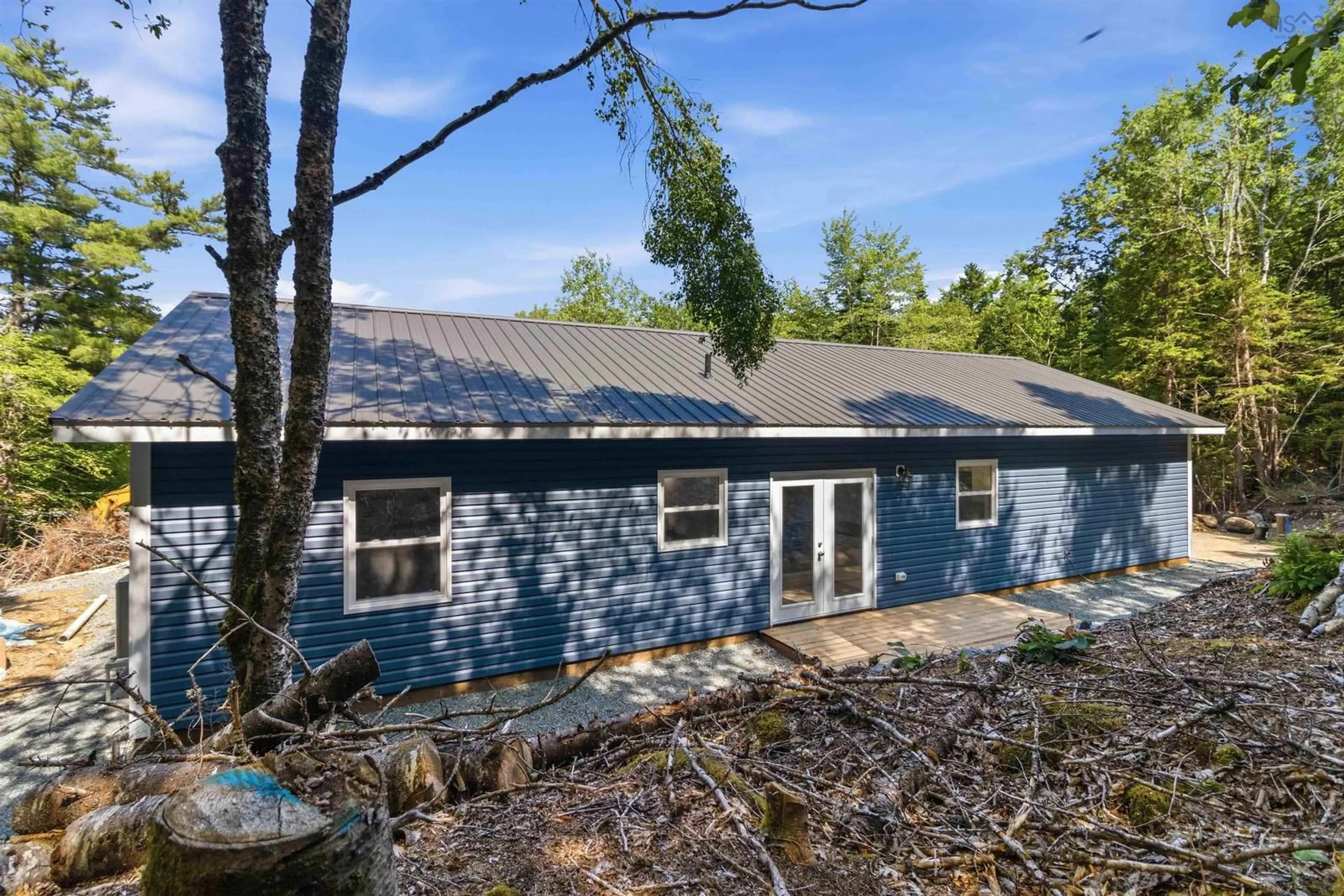A pic from outside/outdoor area/front of a property/back of a property/a pic from drone, water/lake/river/ocean view for 84 Isner Diversion, Italy Cross Nova Scotia B4V 0P4