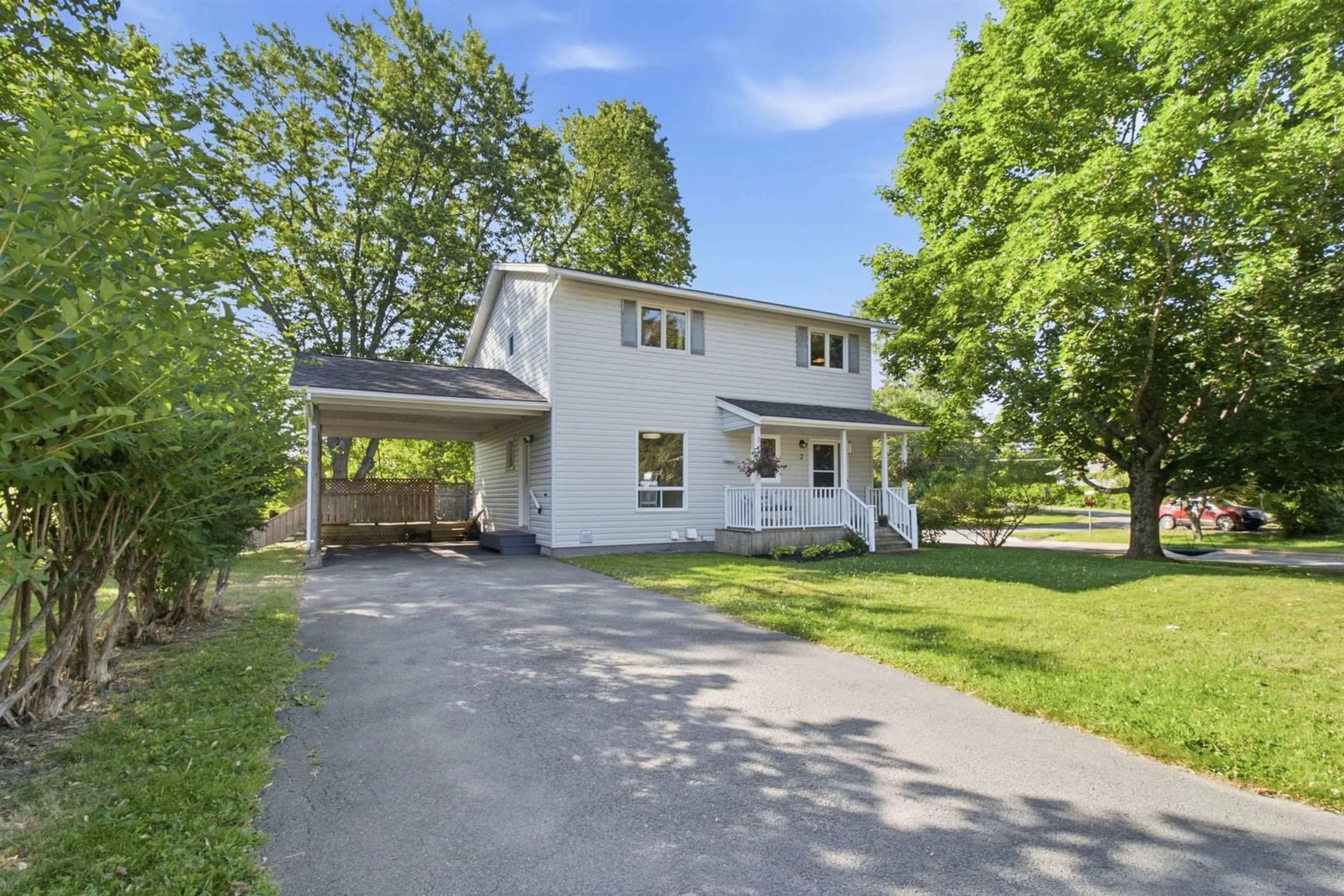 A pic from outside/outdoor area/front of a property/back of a property/a pic from drone, street for 2 Chandler Lane, Windsor Nova Scotia B0N 2T0