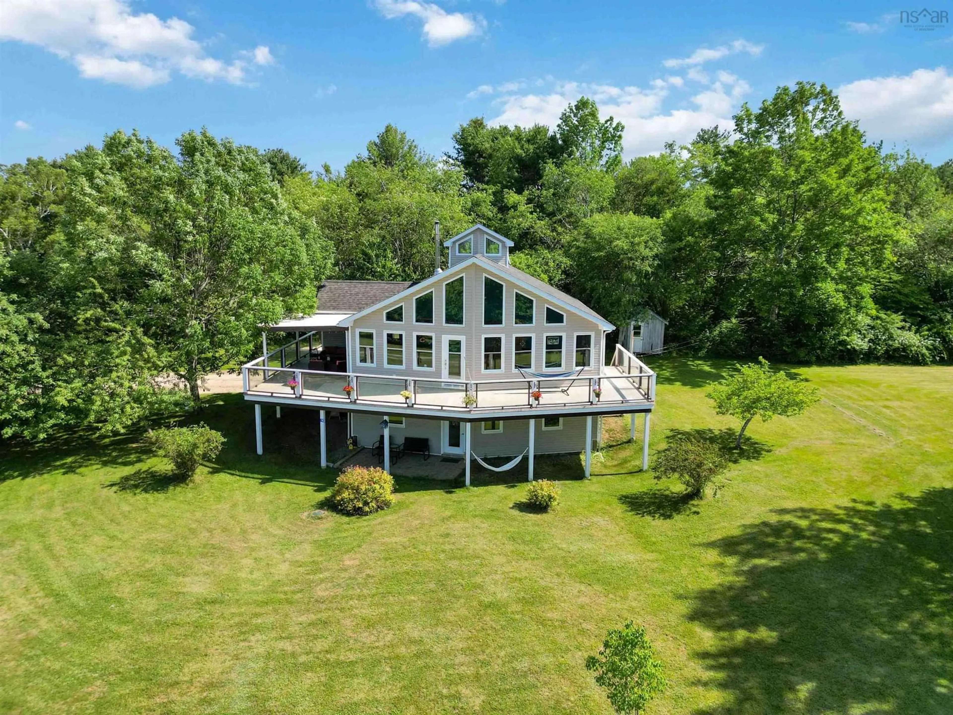 A pic from outside/outdoor area/front of a property/back of a property/a pic from drone, water/lake/river/ocean view for 90 Orchard Hts, Maders Cove Nova Scotia B0J 2C0