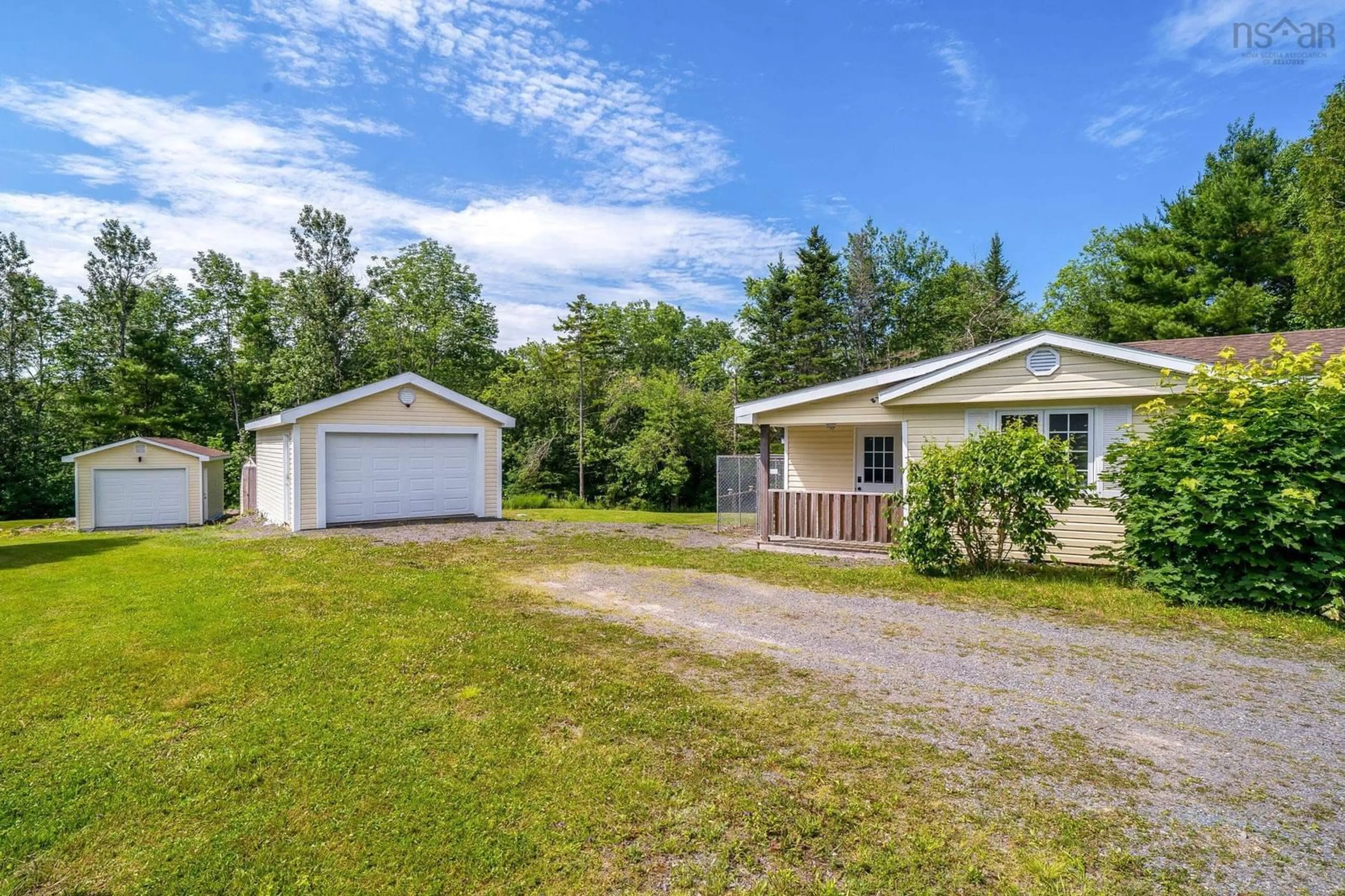 A pic from outside/outdoor area/front of a property/back of a property/a pic from drone, unknown for 700 New Ross Rd, Leminster Nova Scotia B0N 2T0