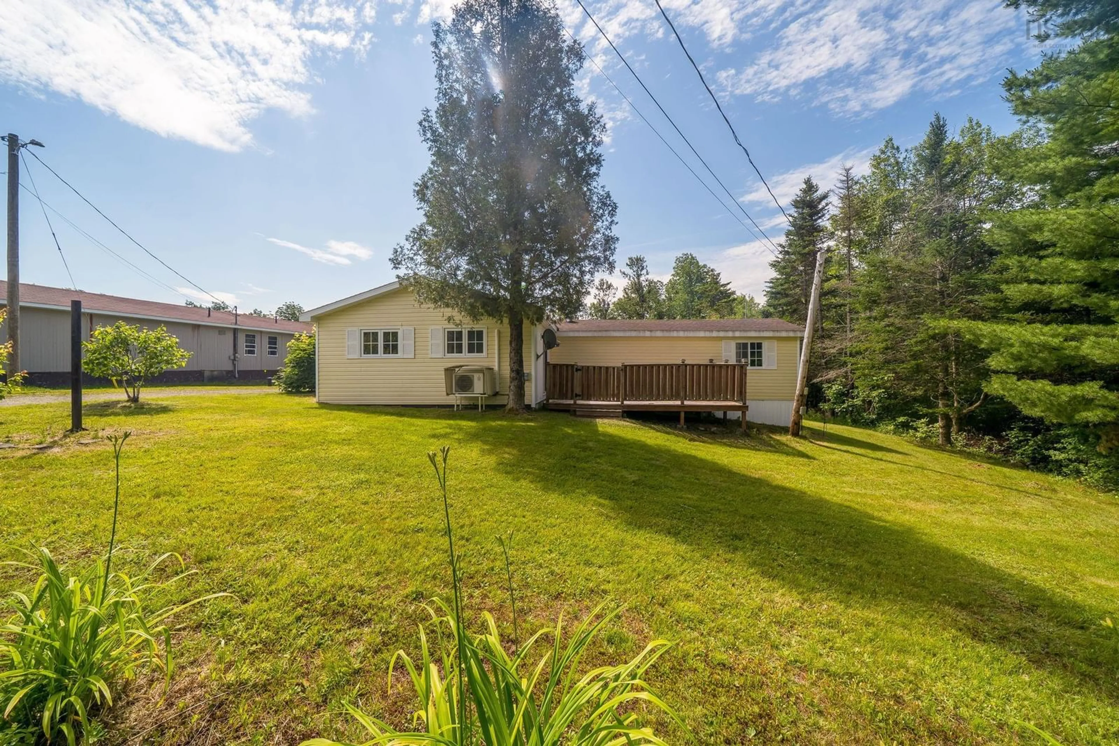 A pic from outside/outdoor area/front of a property/back of a property/a pic from drone, water/lake/river/ocean view for 700 New Ross Rd, Leminster Nova Scotia B0N 2T0
