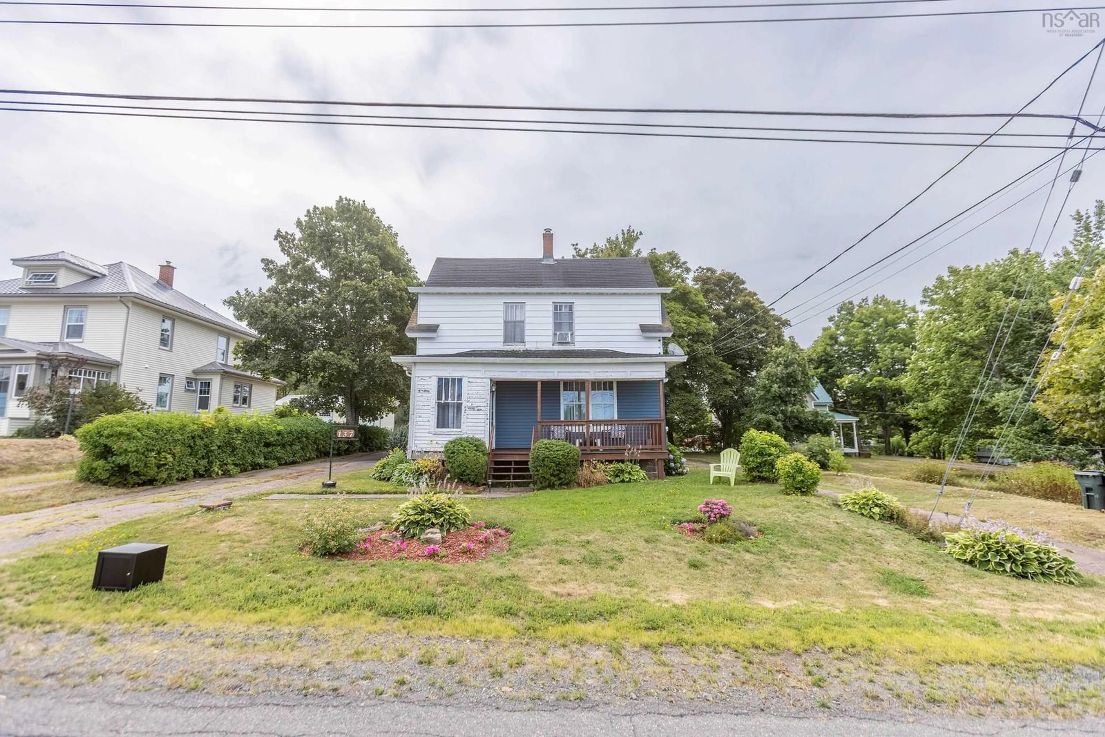 A pic from outside/outdoor area/front of a property/back of a property/a pic from drone, street for 137 Main St, Springhill Nova Scotia B0M 1X0
