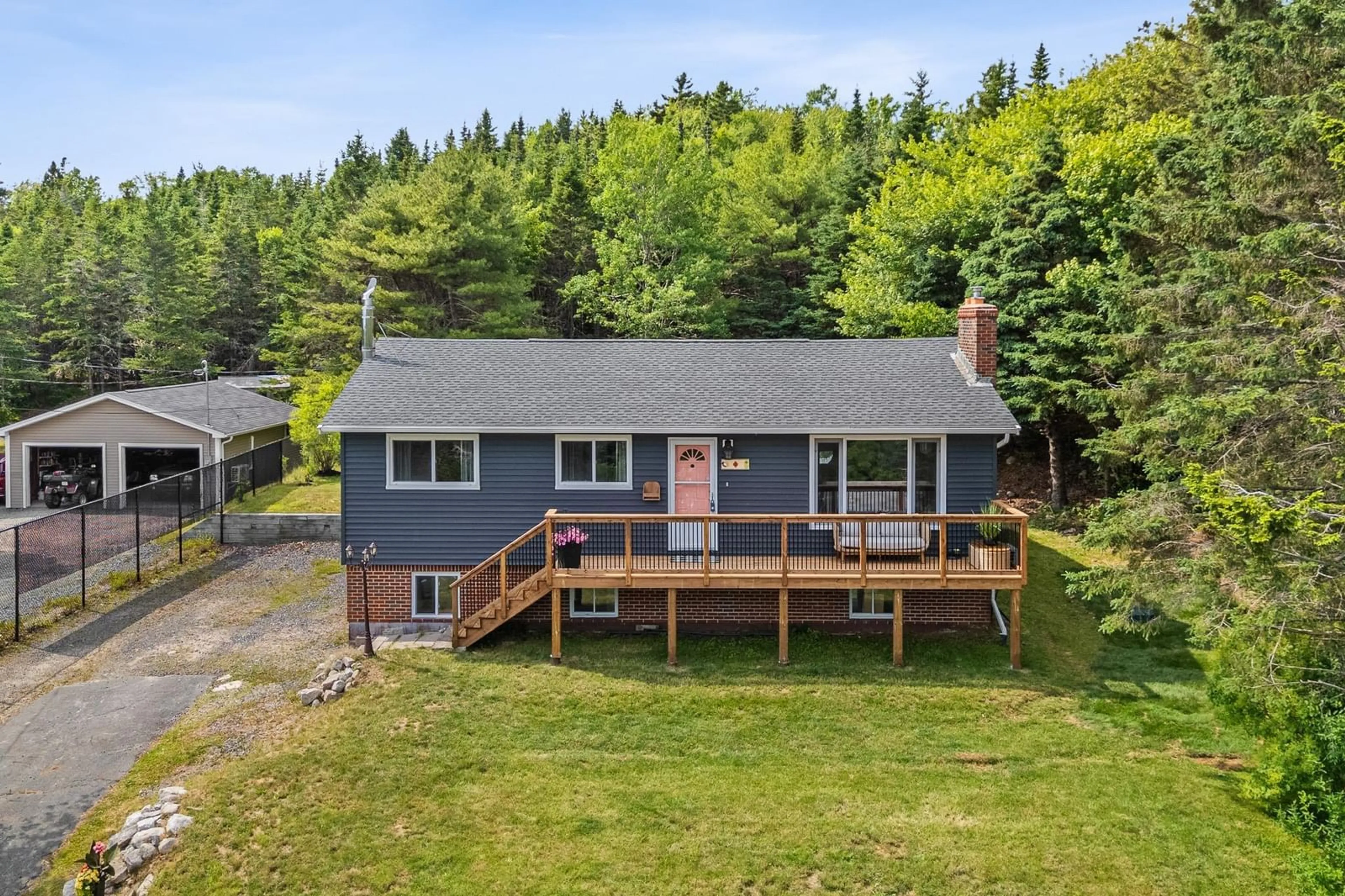 A pic from outside/outdoor area/front of a property/back of a property/a pic from drone, water/lake/river/ocean view for 3395 Prospect Road, Whites Lake Nova Scotia B3T 1Z3