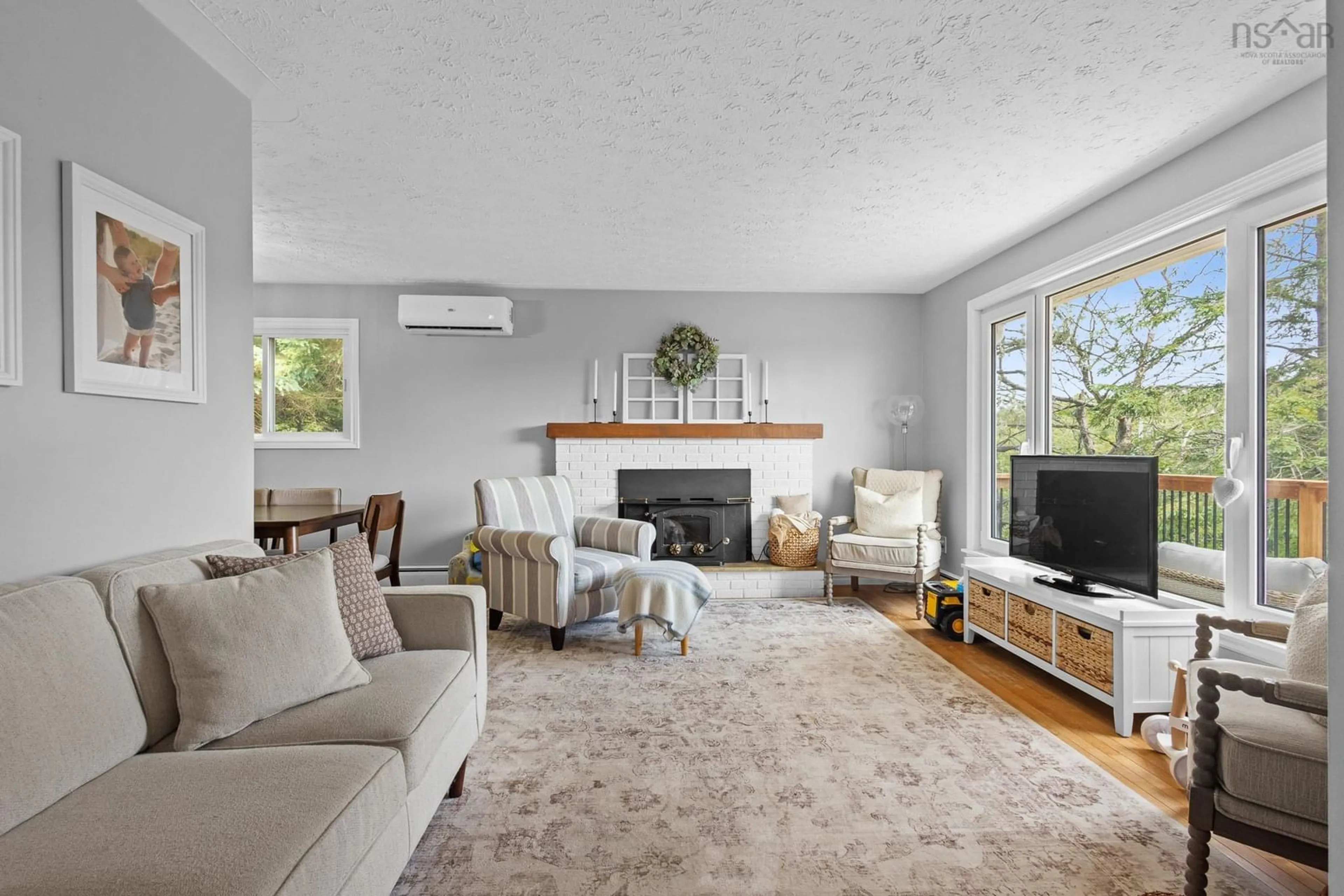 Living room with furniture, unknown for 3395 Prospect Road, Whites Lake Nova Scotia B3T 1Z3