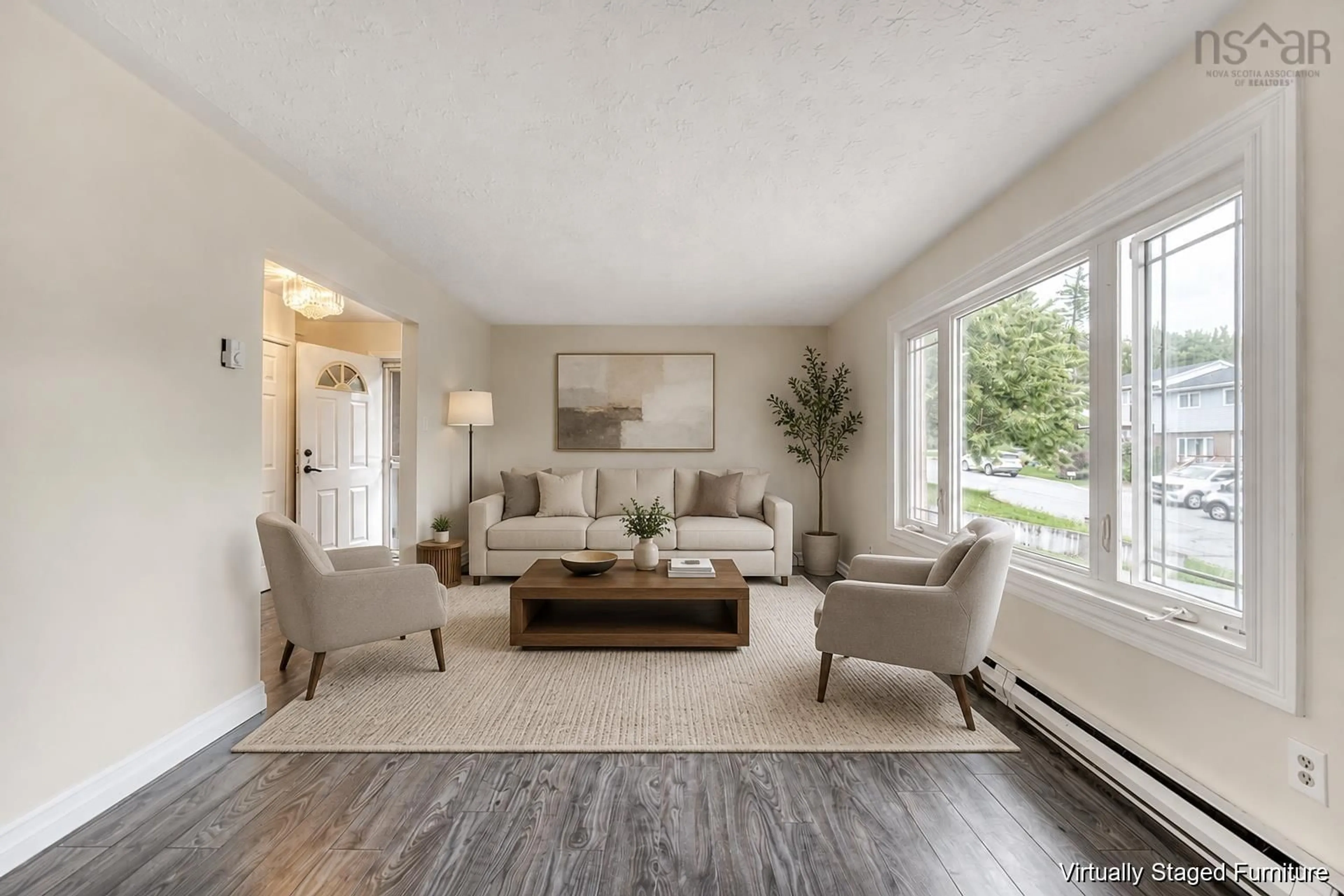 Living room with furniture, unknown for 48 Regal Rd, Dartmouth Nova Scotia B2W 4H6