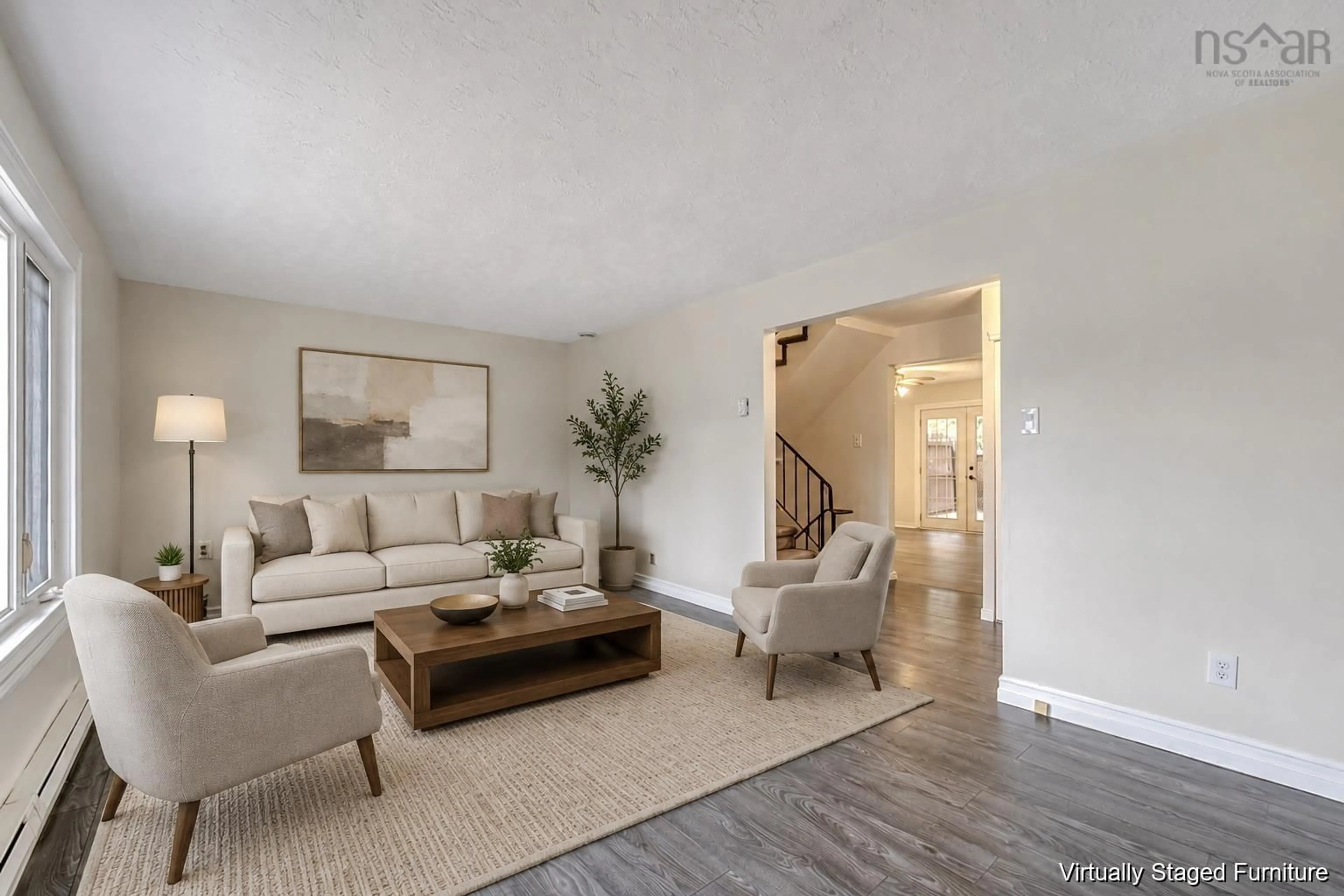 Living room with furniture, unknown for 48 Regal Rd, Dartmouth Nova Scotia B2W 4H6