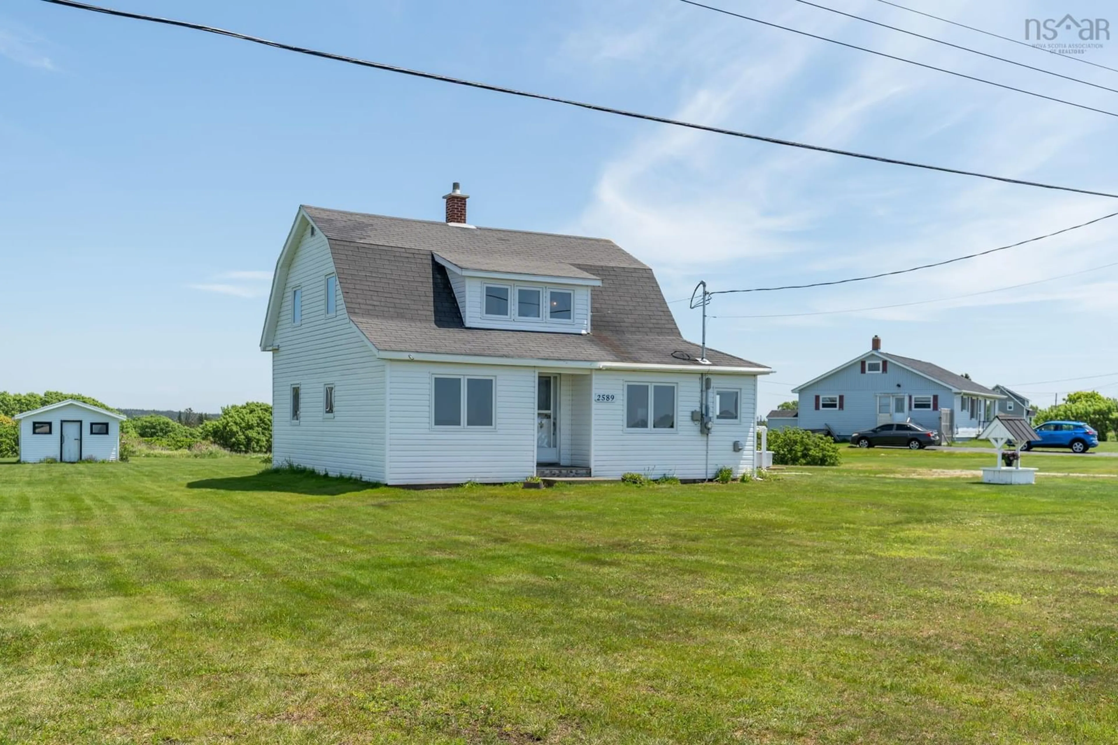 A pic from outside/outdoor area/front of a property/back of a property/a pic from drone, street for 2589 Melbourne Rd, Pinkneys Point Nova Scotia B0W 1B0