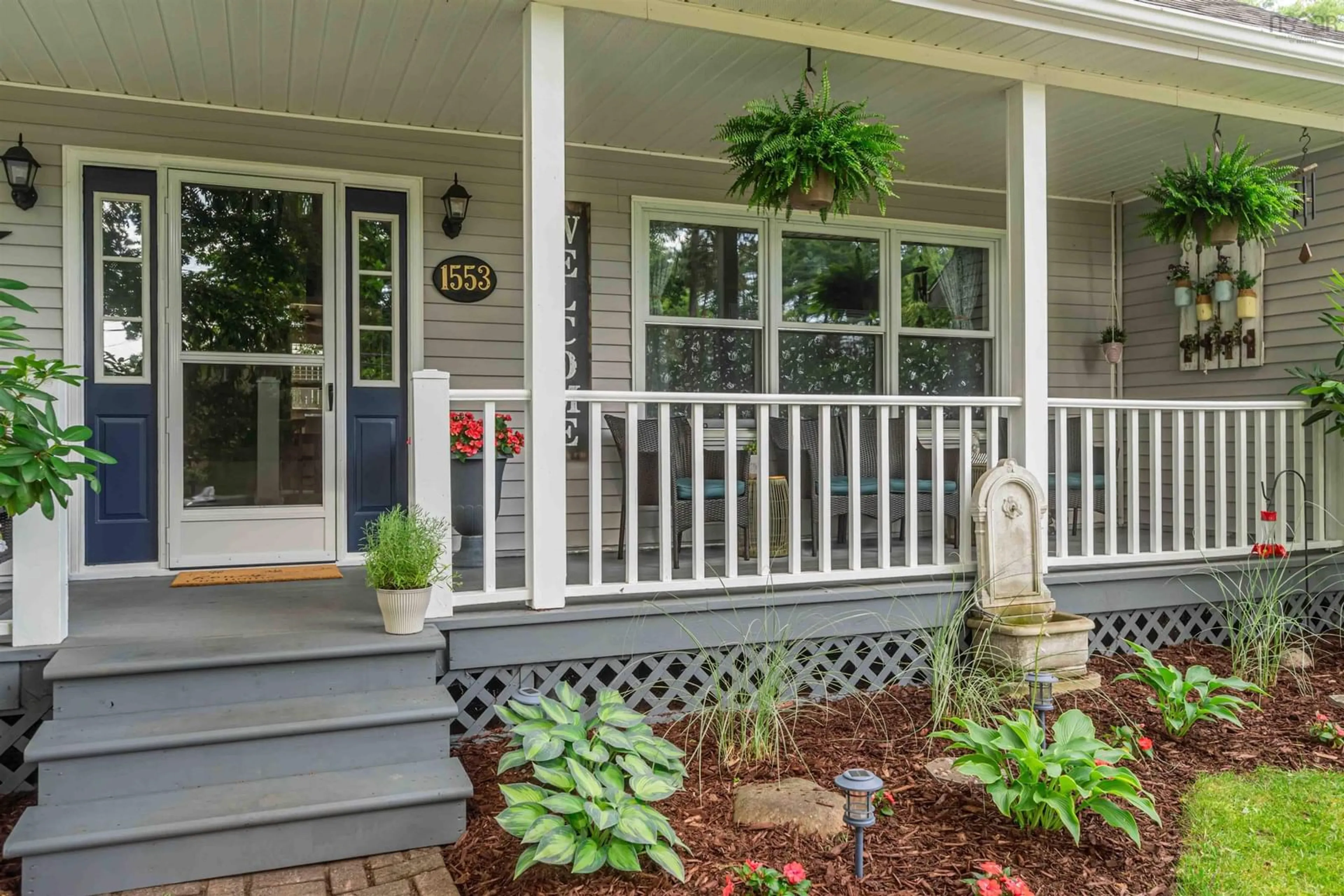 Home with vinyl exterior material, street for 1553 Meghan Dr, Coldbrook Nova Scotia B4R 1A1